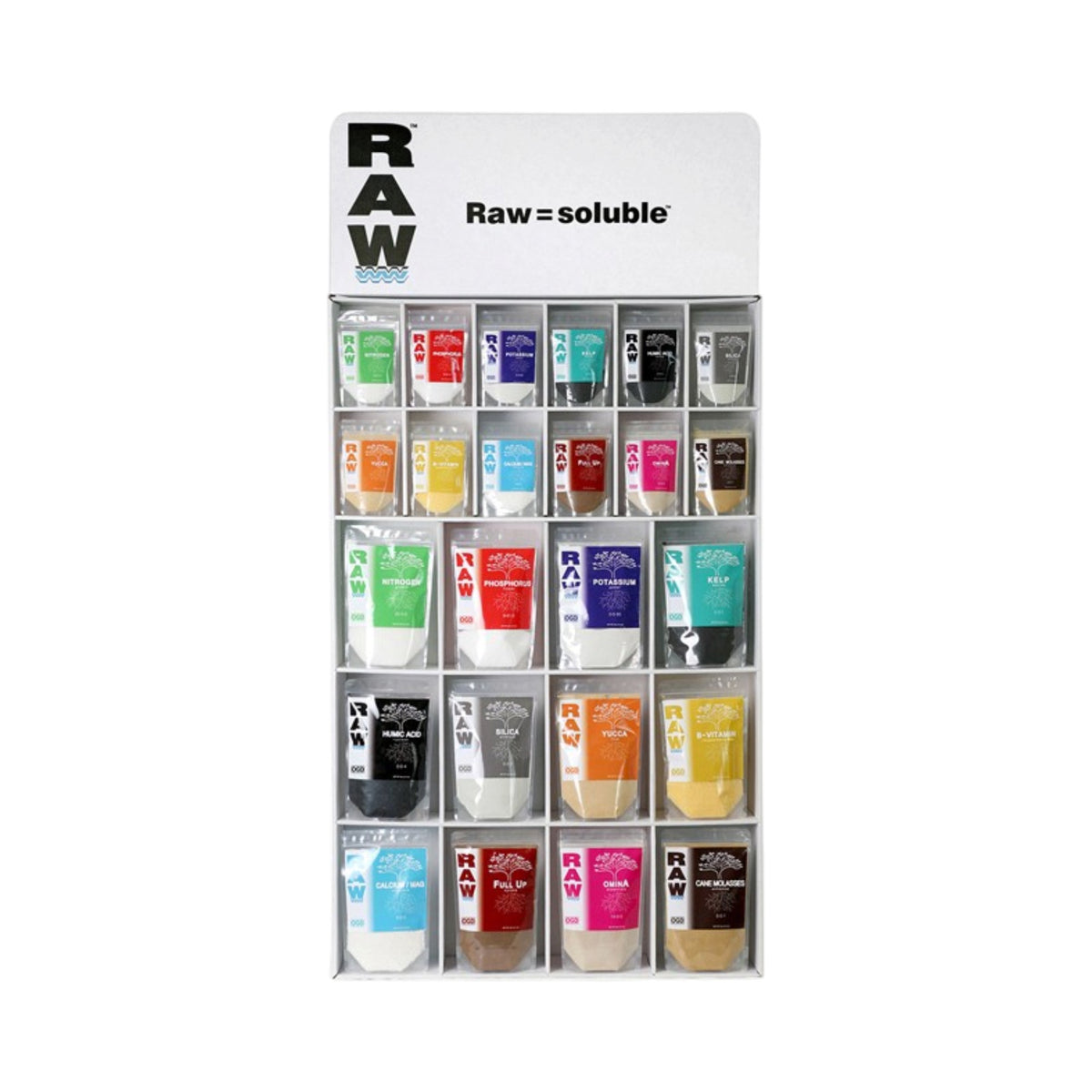 NPK RAW POP Display Rack (Empty)