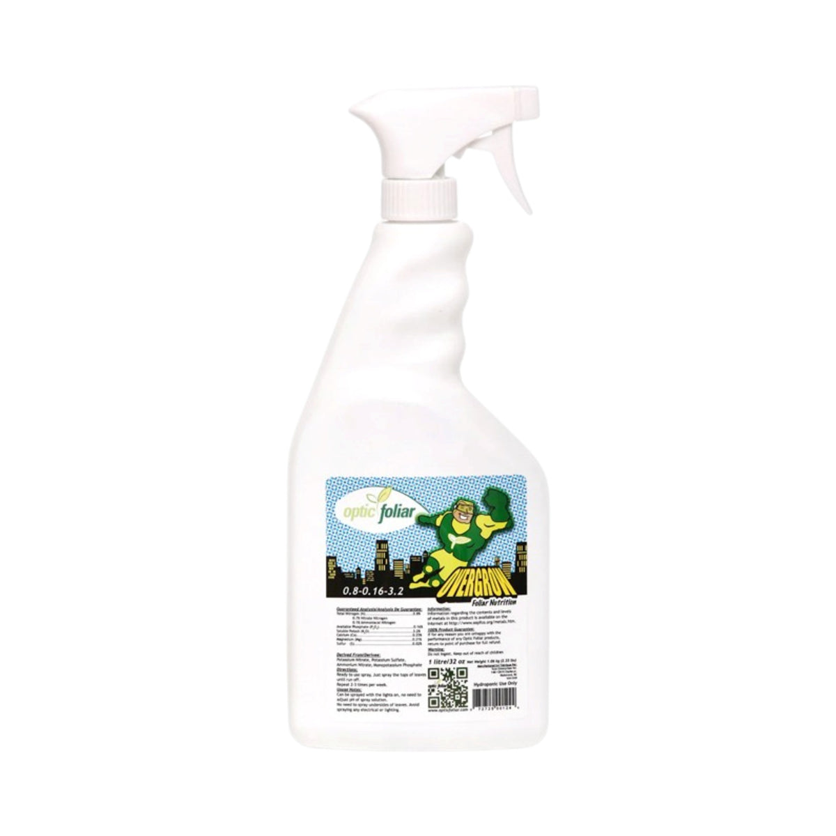 Optic Foliar OVERGROW Ready To Use 1L