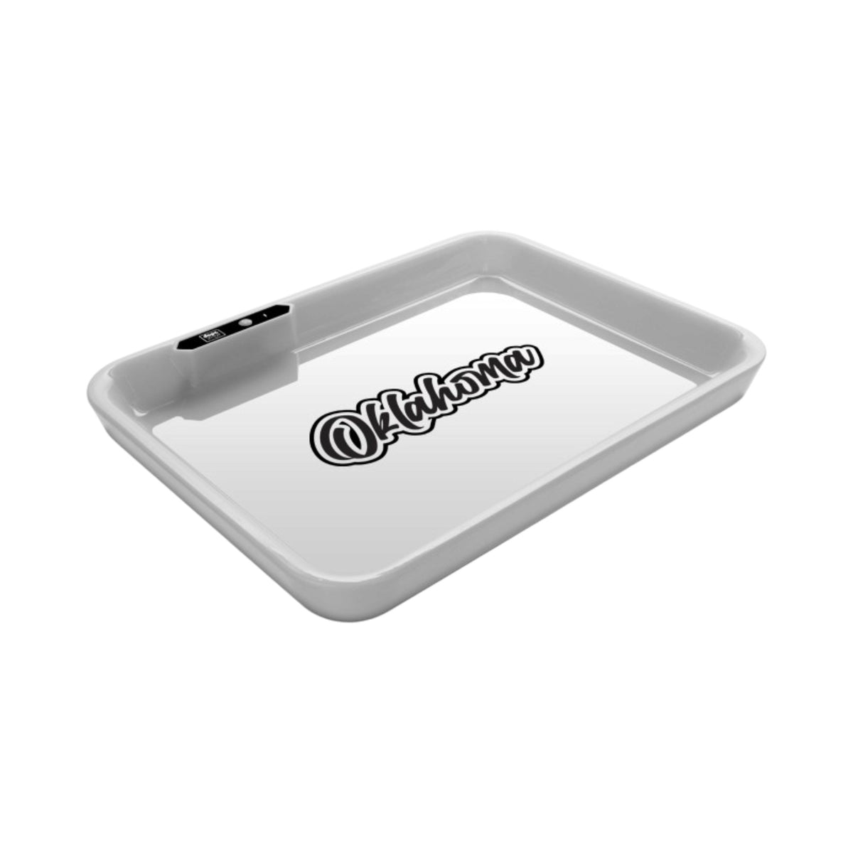 Dope Trays x Oklahoma – White background Black Logo