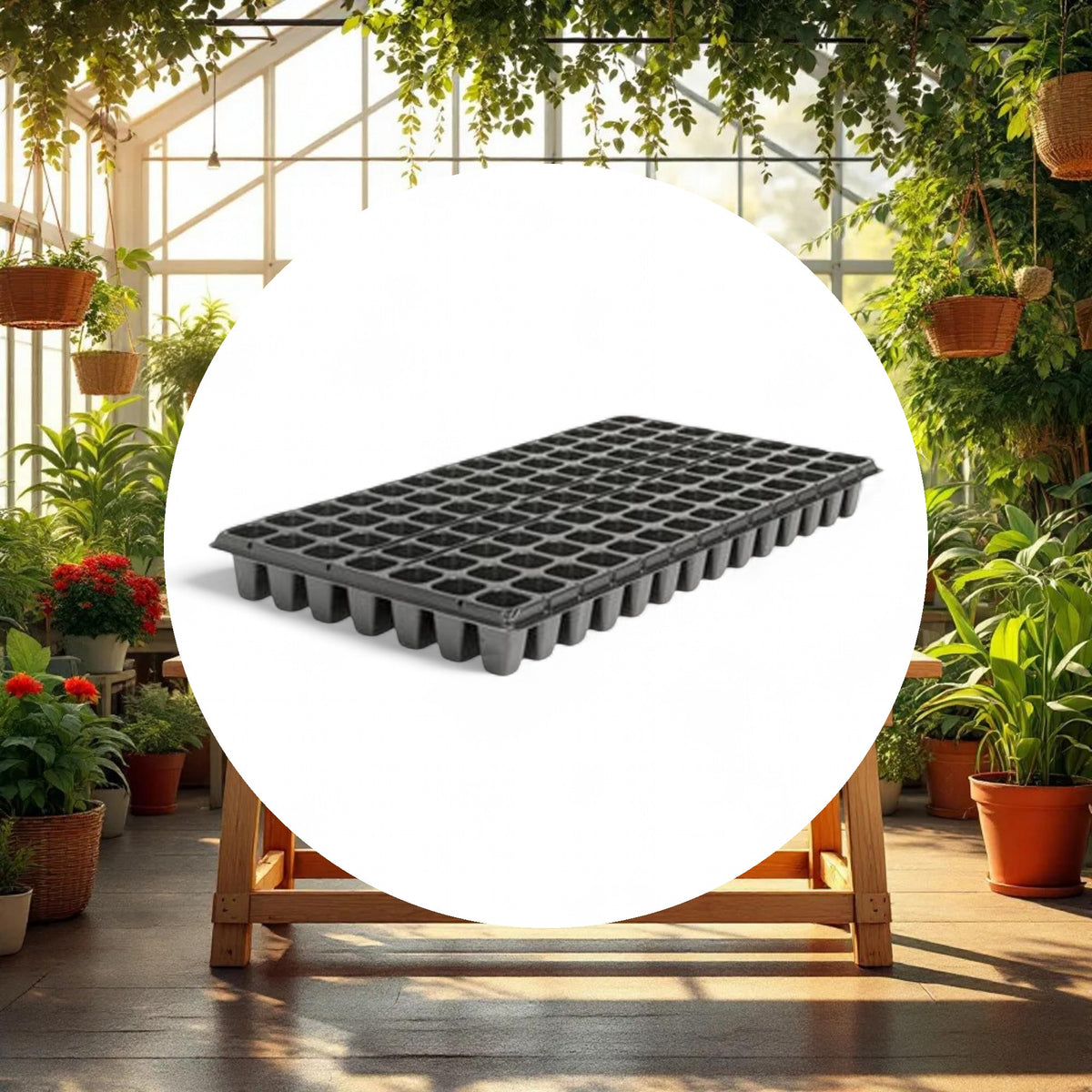 Seedling Tray 98 Cell (10in x 20in) - Image 2