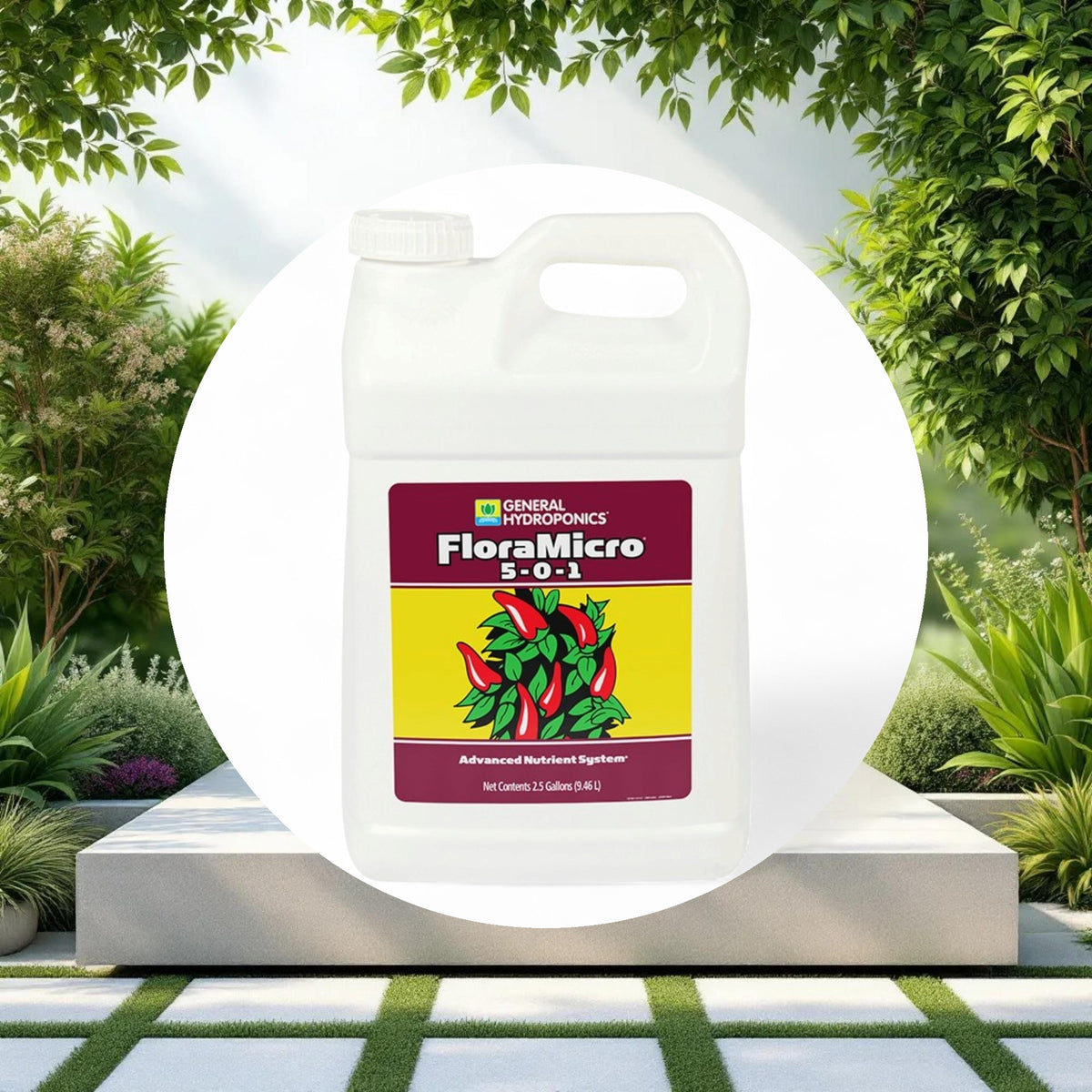 General Hydroponics FloraMicro 2.5 Gallon - Image 2