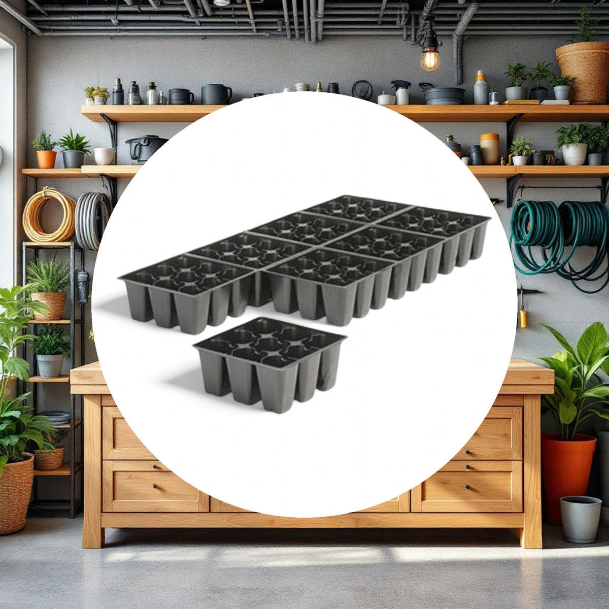 Break-A-Part Seedling Tray 72 Cell (10in x 20in x 2.5in) - Image 3