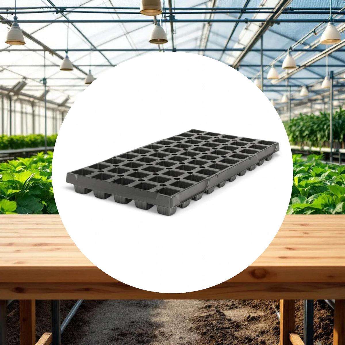 10" x 20" Premium 50 Cell Seedling Plug Tray - USA - Image 2