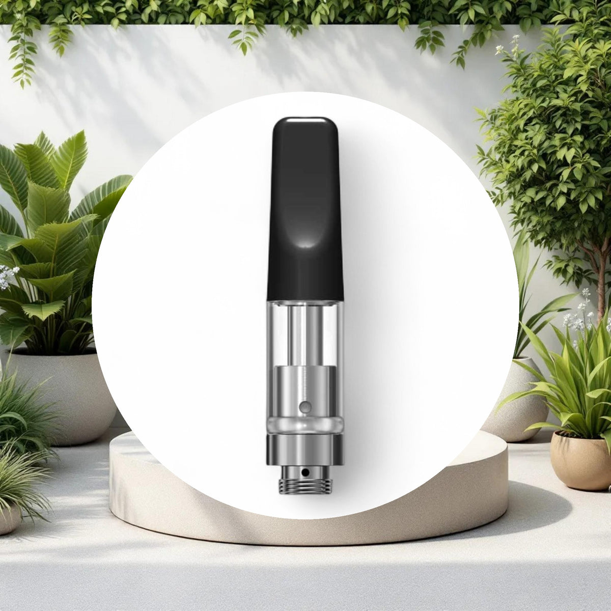.5ml Black Ceramic Cartridge w/ 2mm inlet (1-piece) - Image 2