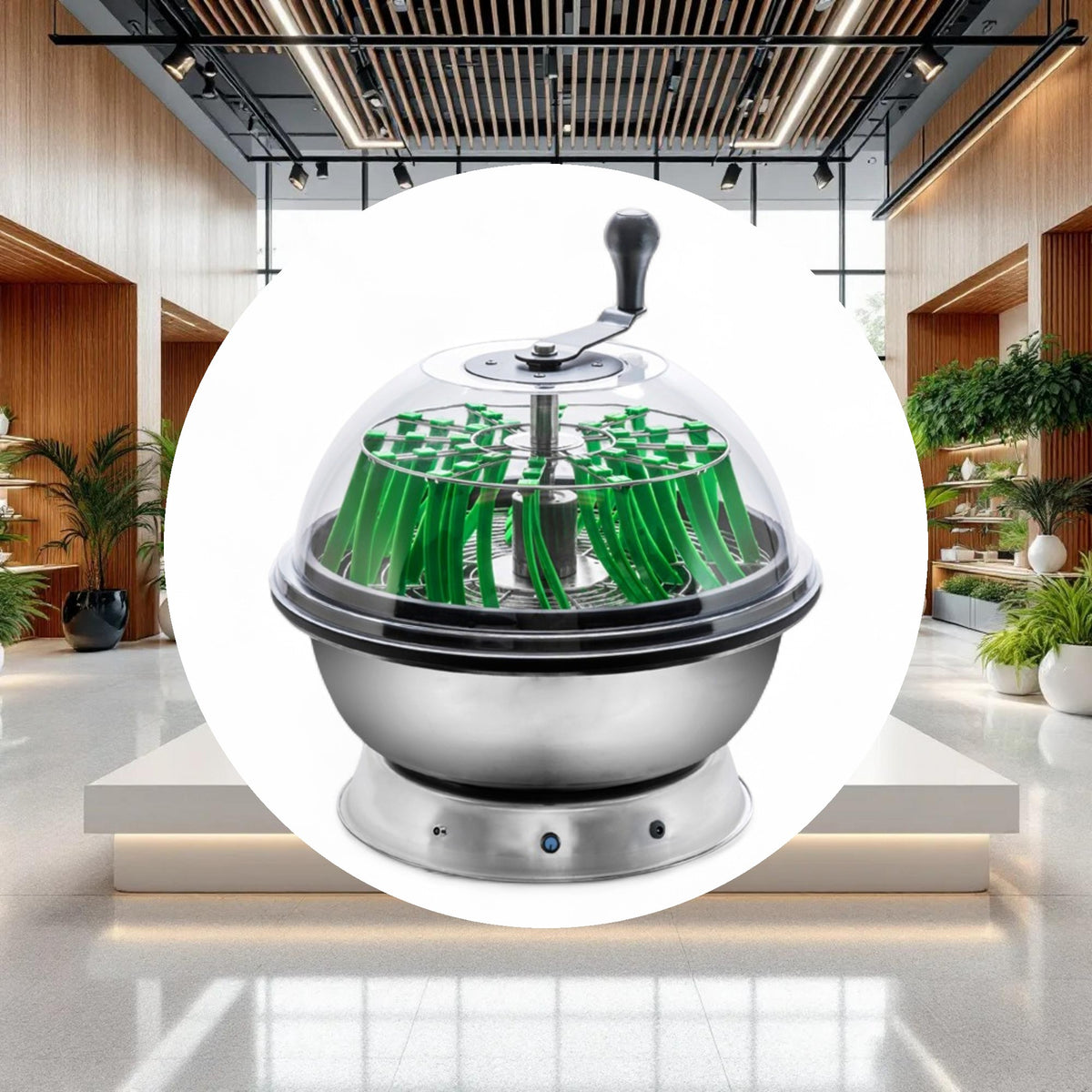 16" Motor Driven Bowl Trimmer w/ Clear Top - Image 3