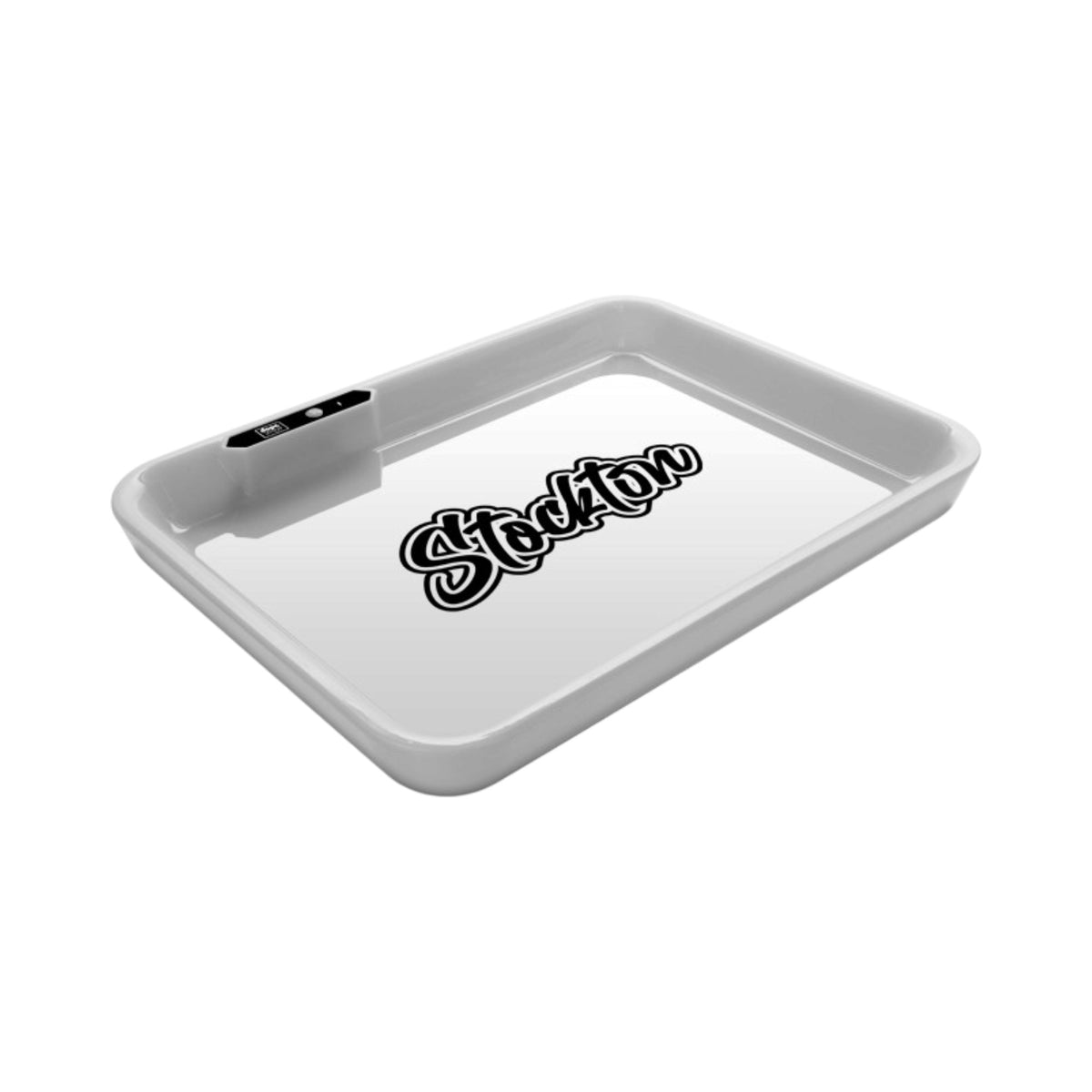 Dope Trays x Stockton – White background Black Logo
