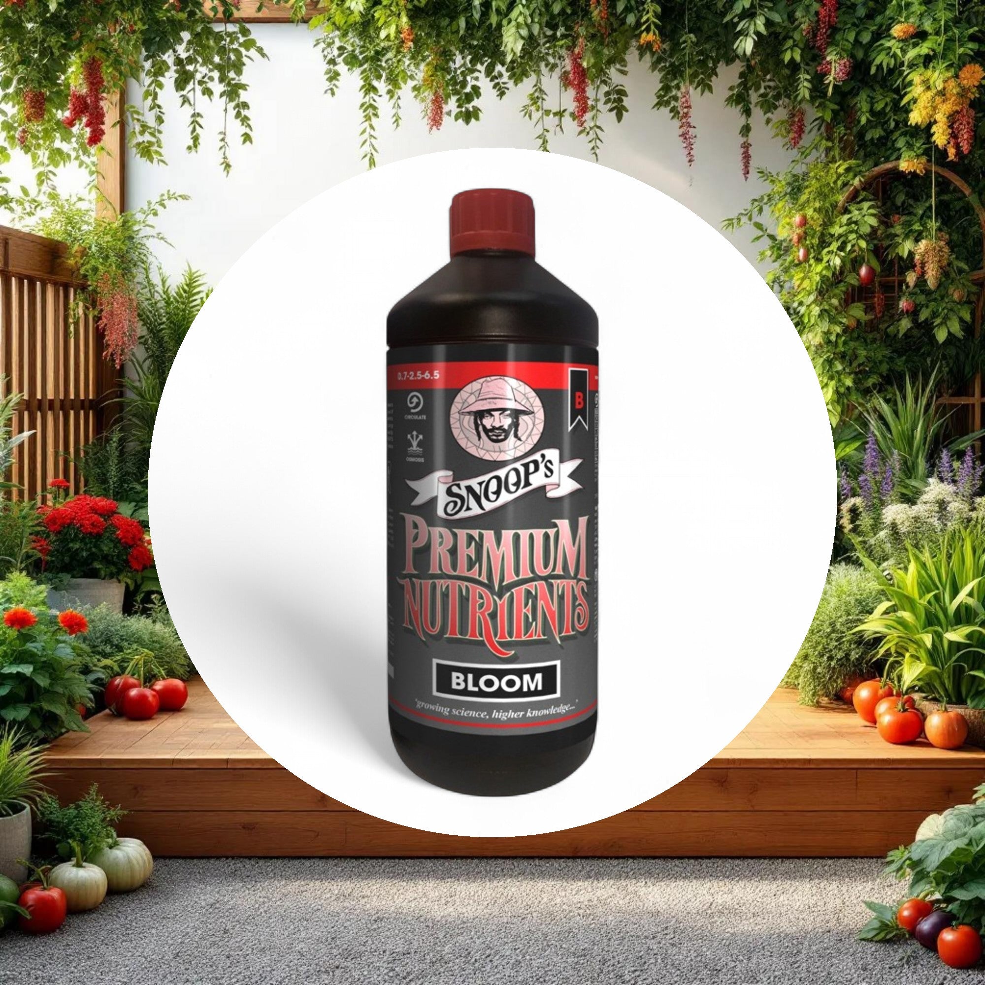 Snoop's Premium Nutrients Bloom B Circulating 5ltr 0.7-2.5-6.5 (Hydro Recirculating) - Image 5