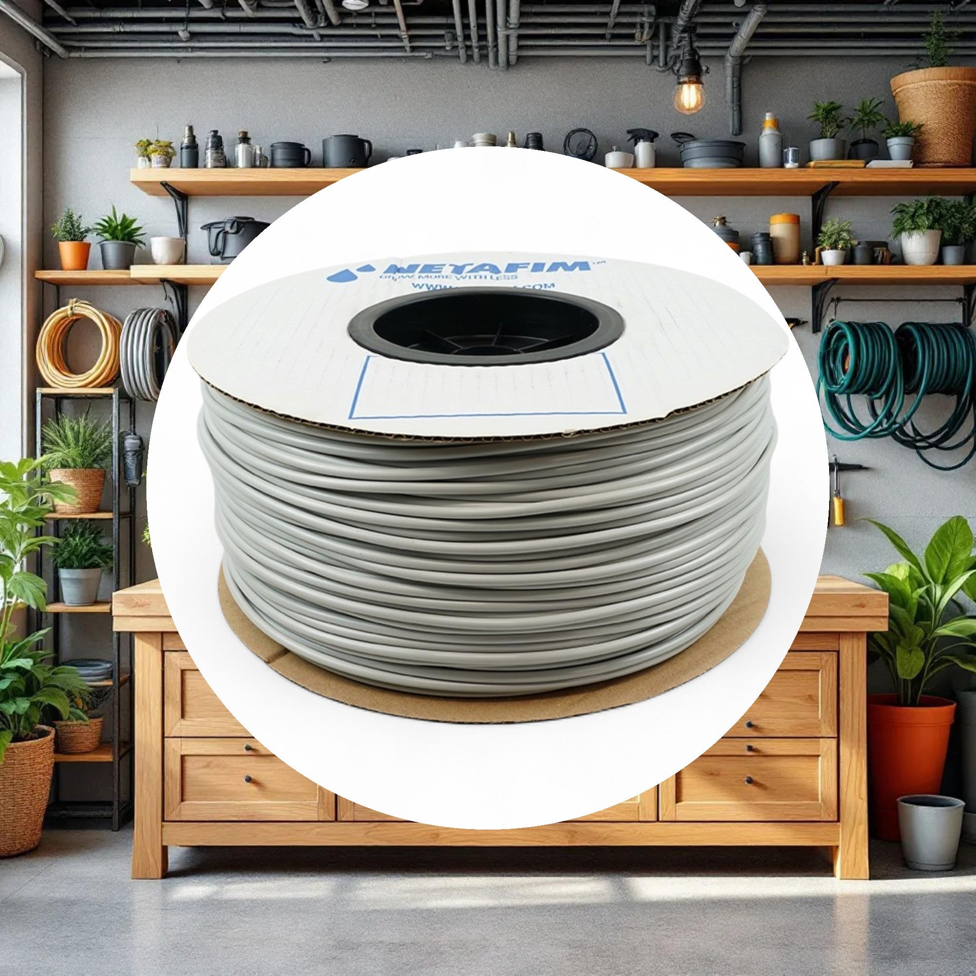 Netafim Super Flex UV Polyethylene Tubing 5mm 1000ft Roll - Image 2