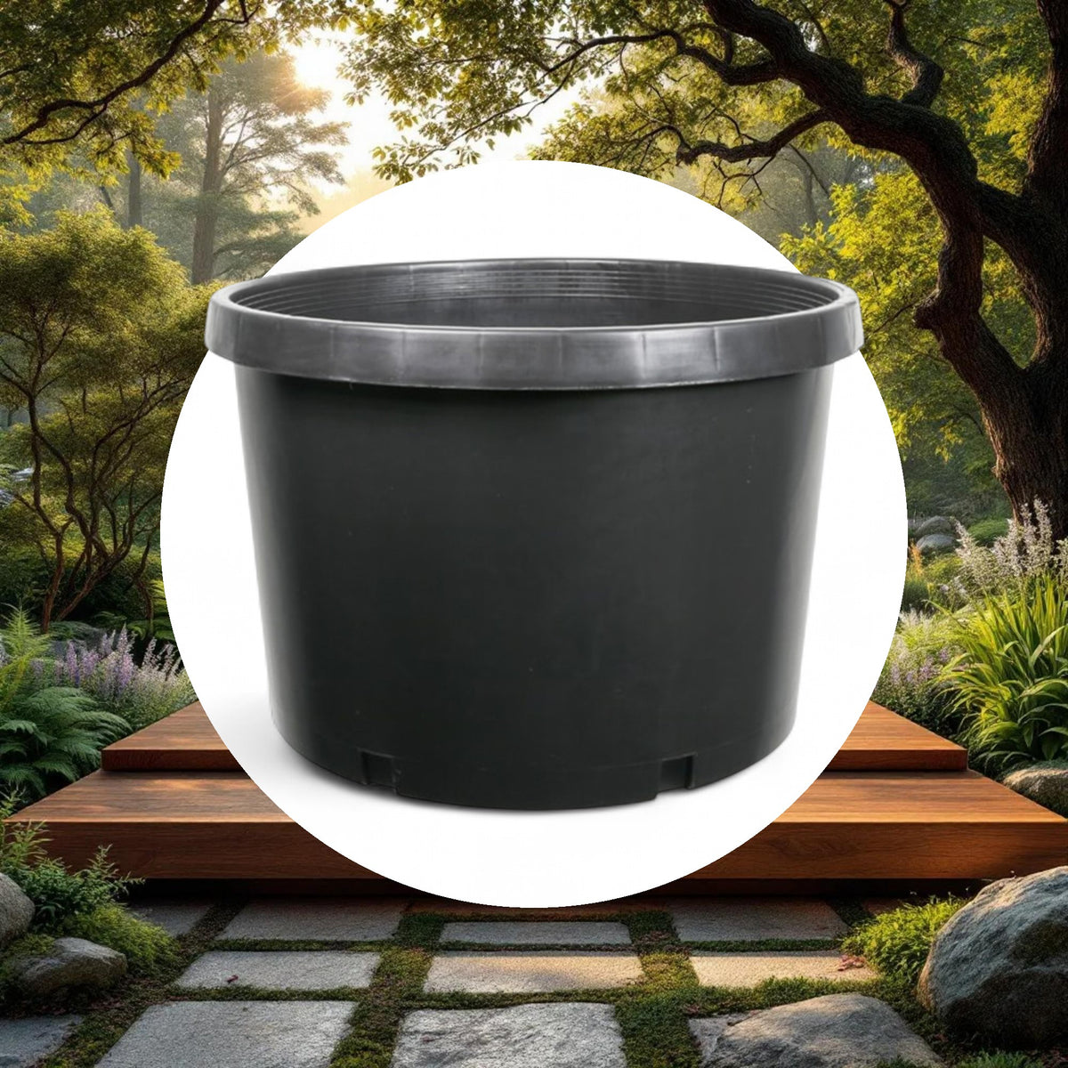 25 Gallon Squat Injection Molded Pot - Image 5