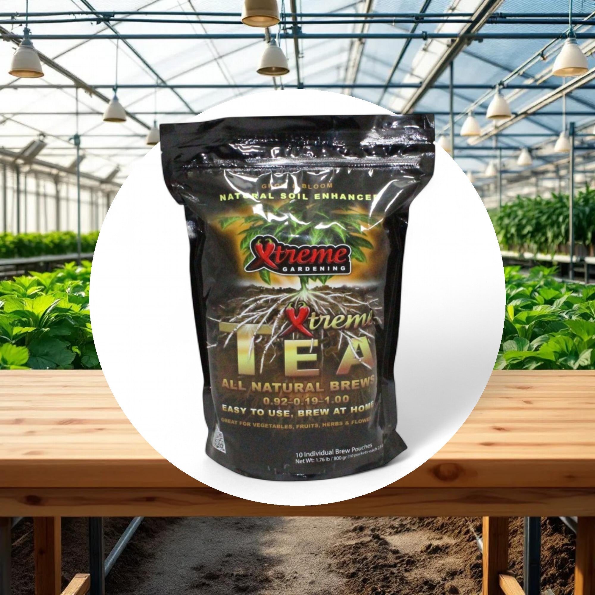Xtreme Gardening Xtreme Tea Brews easy-to-use compost tea 80g (5 gal) 10 ct, 6/cs - Image 2
