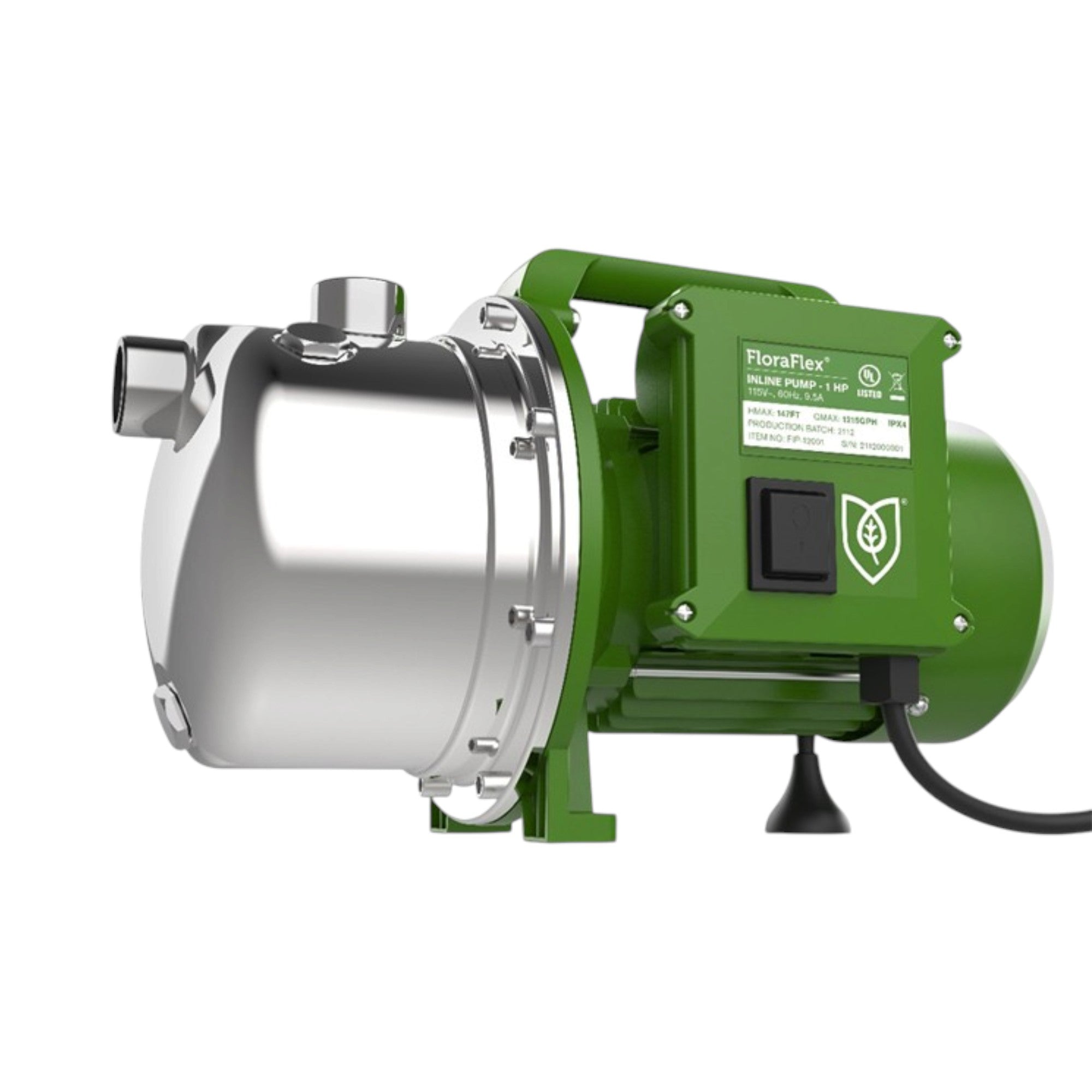 FloraFlex Inline Pump - 1 HP