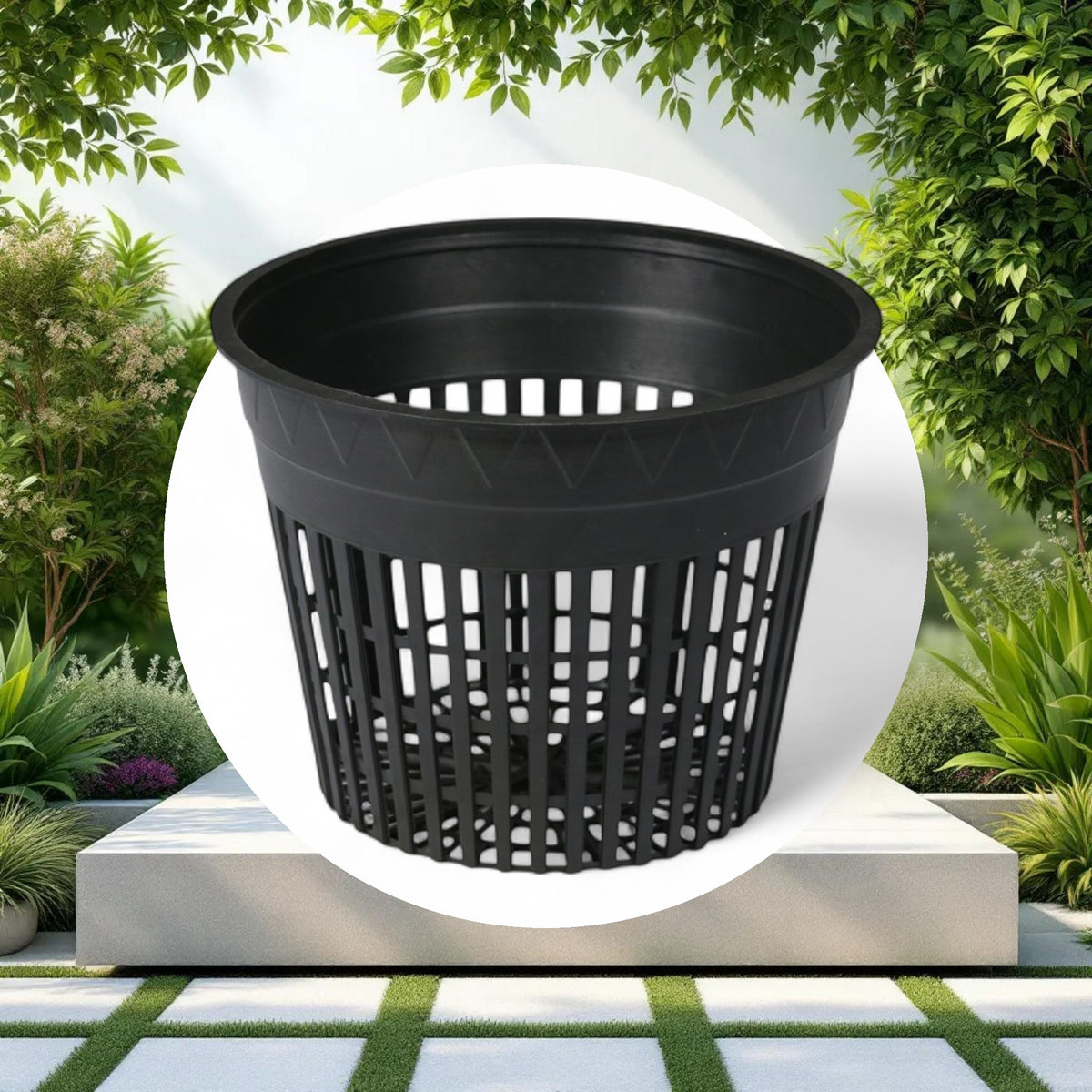 3.75'' Net Mesh Cup Pot (48/pk) - Image 2