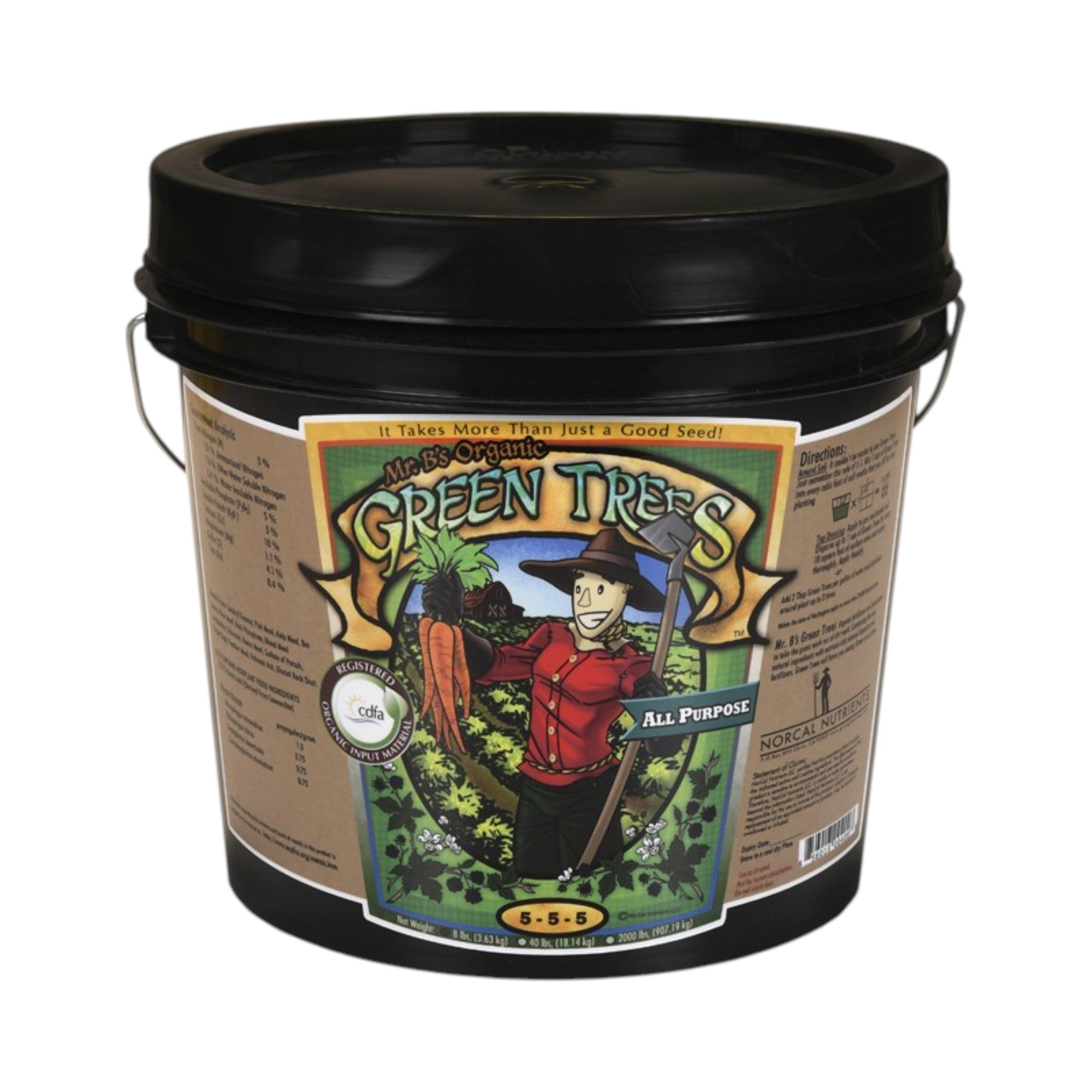 Mr. B's Green Trees Organic All Purpose 8lbs (1gal)