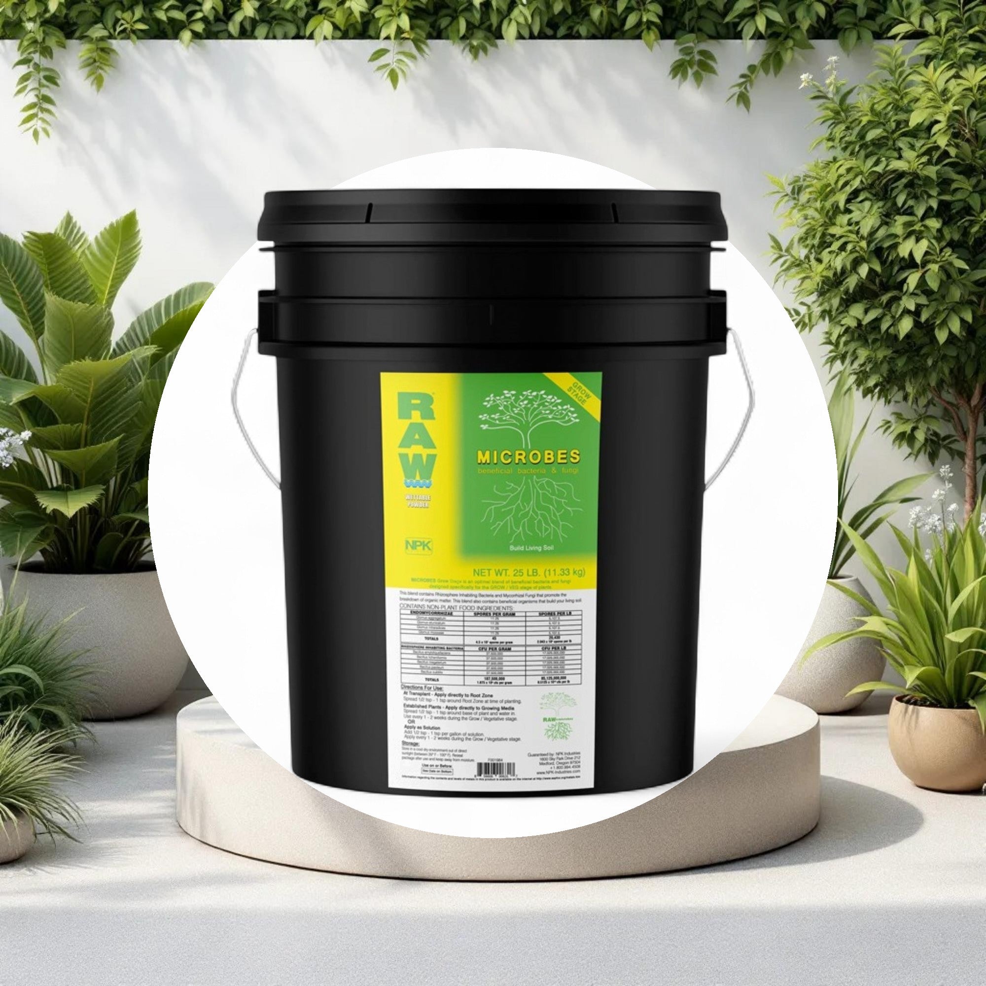 NPK RAW Microbes Grow Stage 25lbs - Image 2