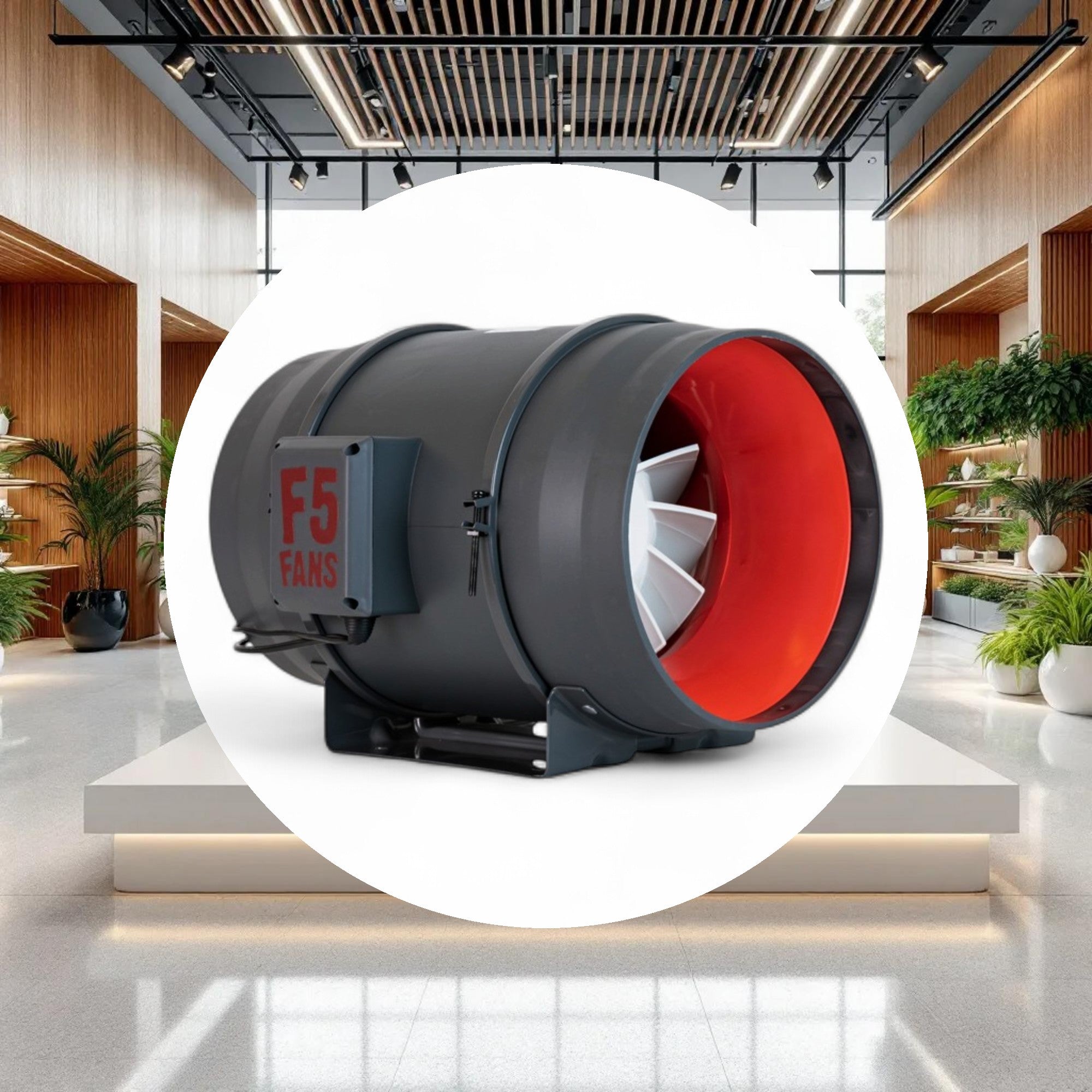 F5 Fans Turbo EC Inline Fan 10in - Image 3