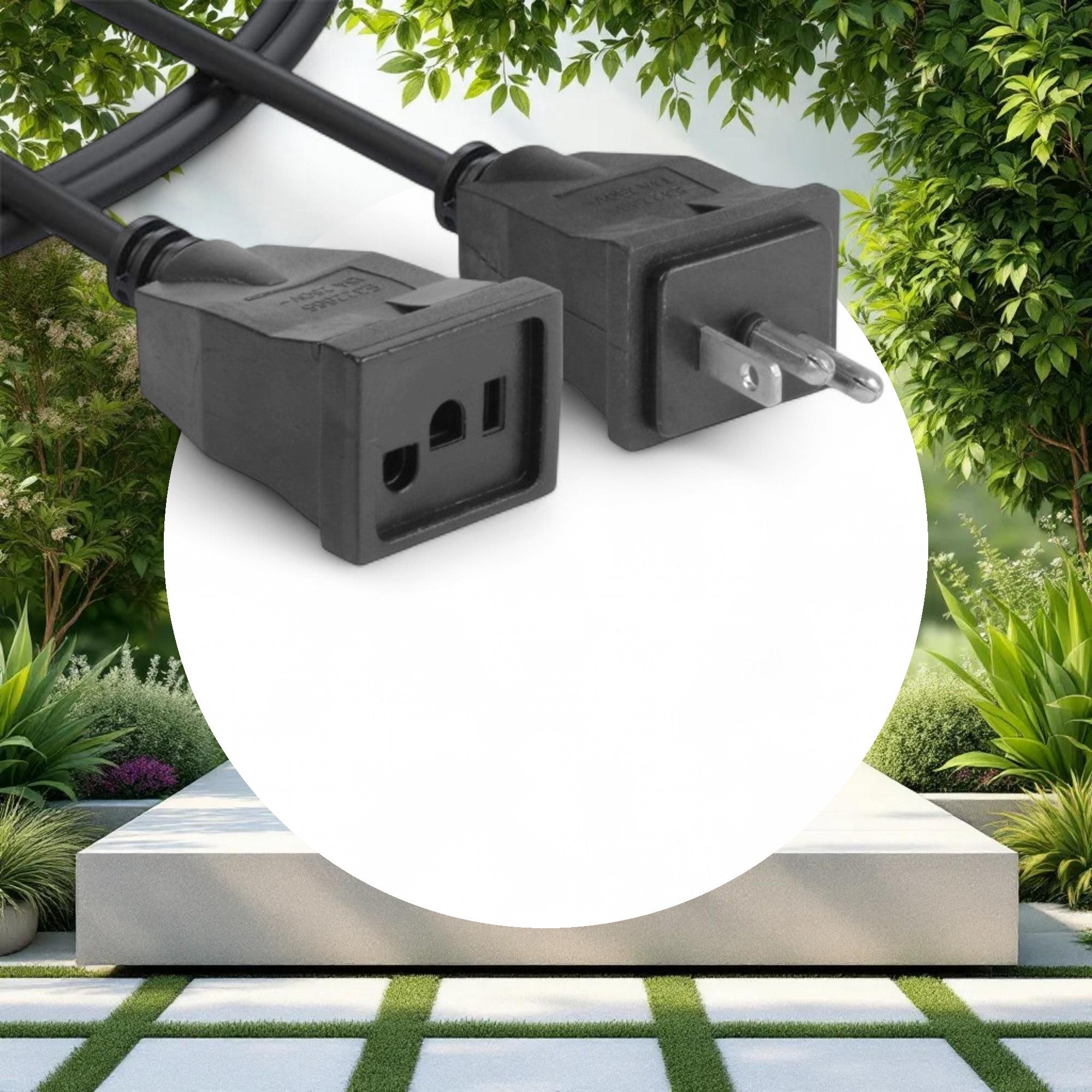 Grow1 Reflector 14 Gauge Extension Cord 15' - Image 2