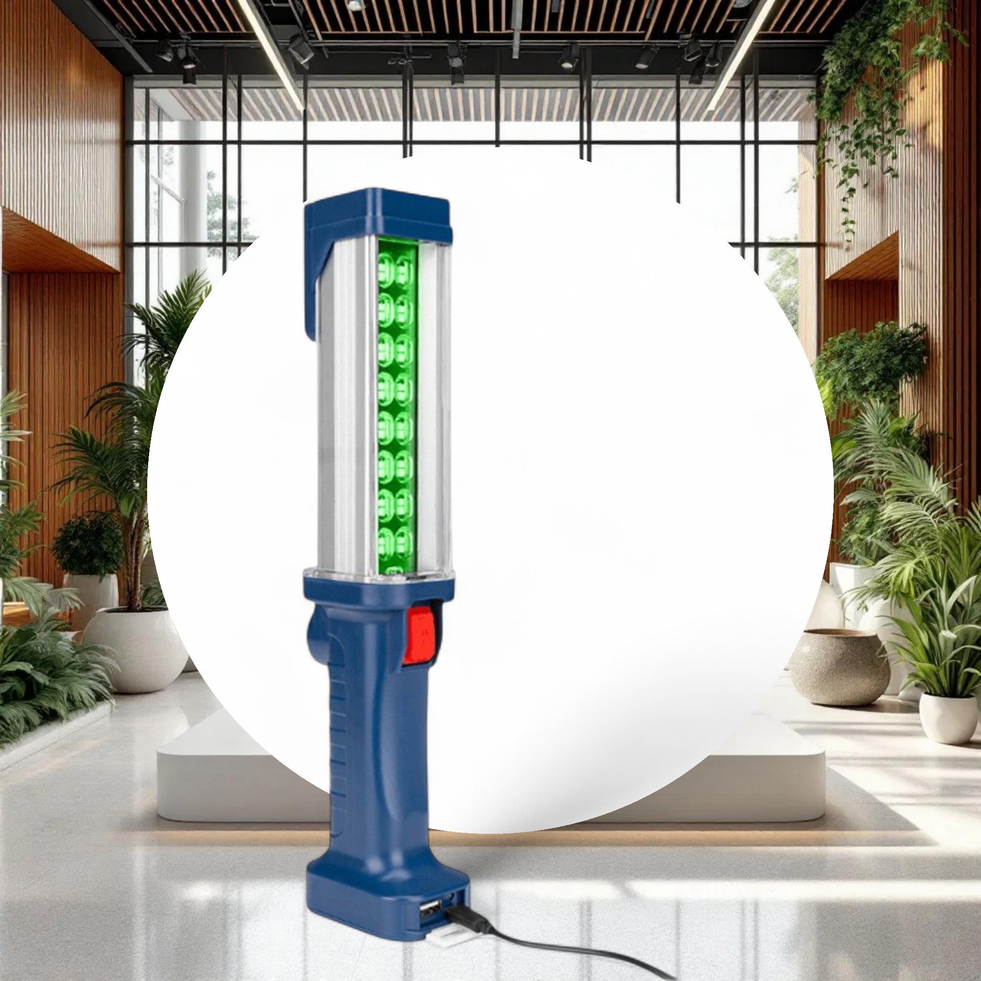 Green LED Rechargeable Work Light - Image 4