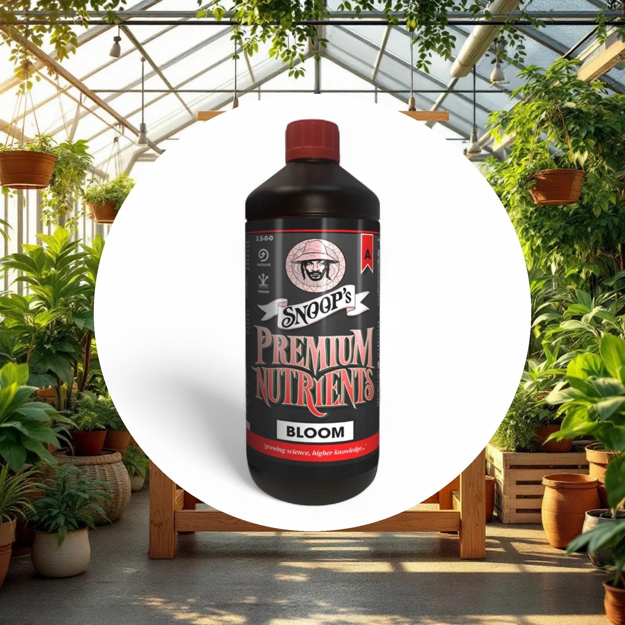 Snoop's Premium Nutrients Bloom A Circulating 10ltr 3.5-0-0 (Hydro Recirculating) - Image 2
