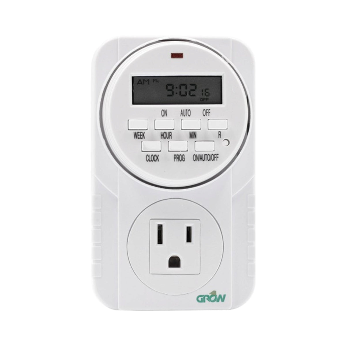 Grow1 120V Single Outlet Digital Timer