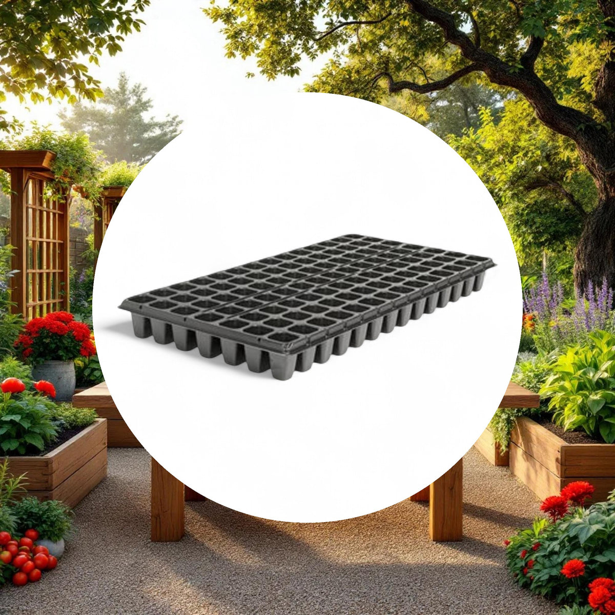 Seedling Tray 98 Cell (10in x 20in) - Image 5