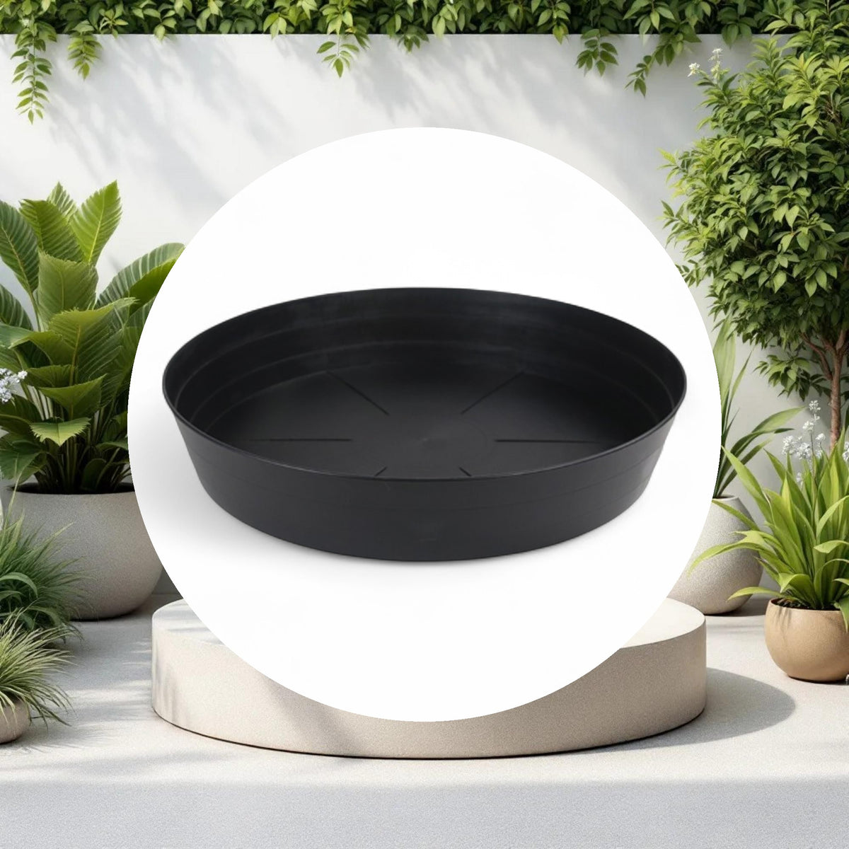 Grow1 20" Premium Black Injection Pot Saucers - Image 2