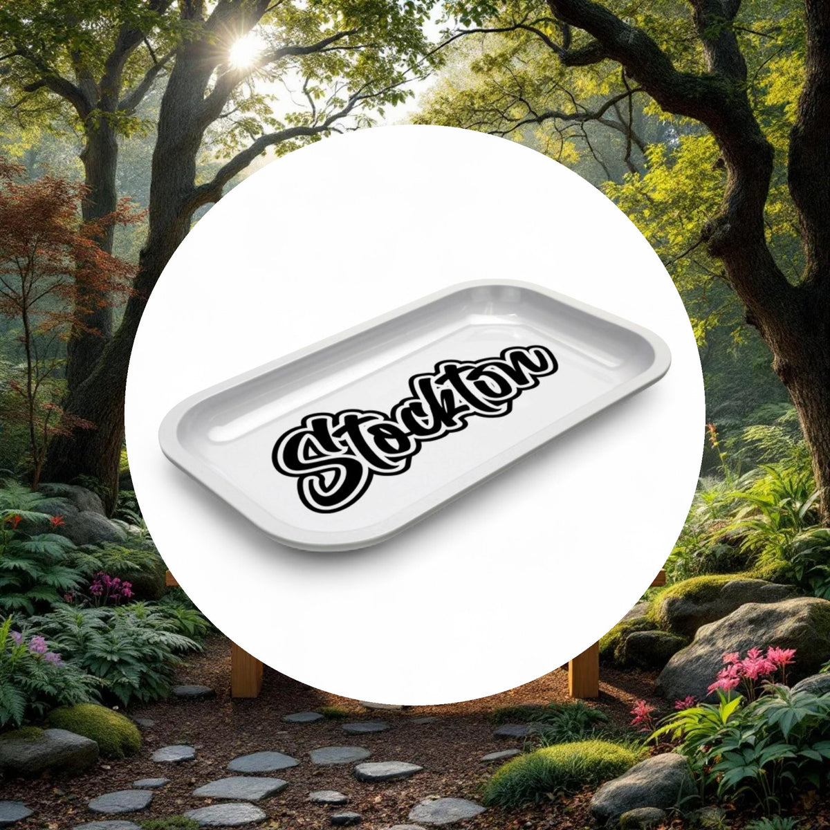 Med Dope Trays x Stockton – White background Black Logo - Image 5