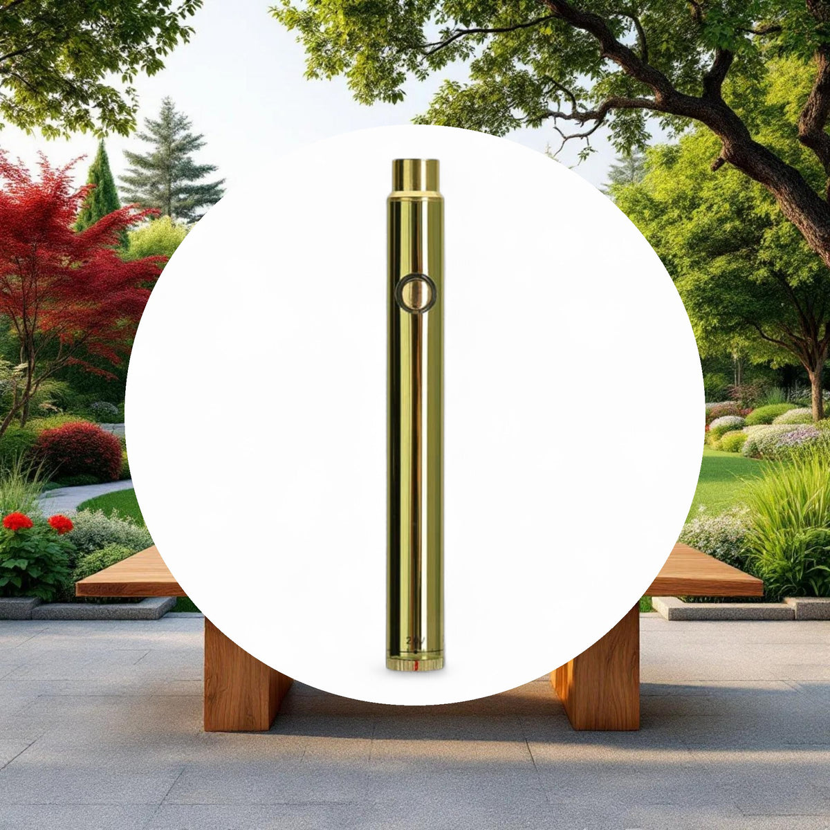 Rechargeable Vape Battery Adjustable Voltage (Gold) - Image 4