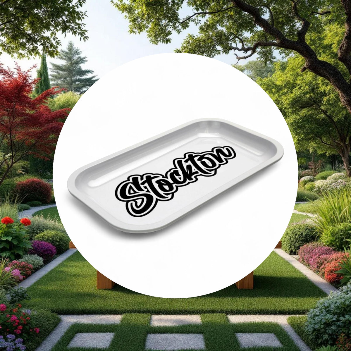 Med Dope Trays x Stockton – White background Black Logo - Image 4