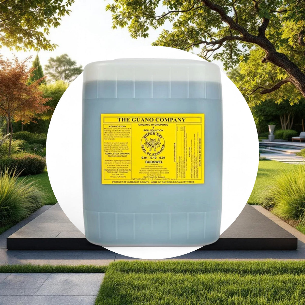 Budswel Liquid Natural 5 Gallon (CA ONLY) - Image 4