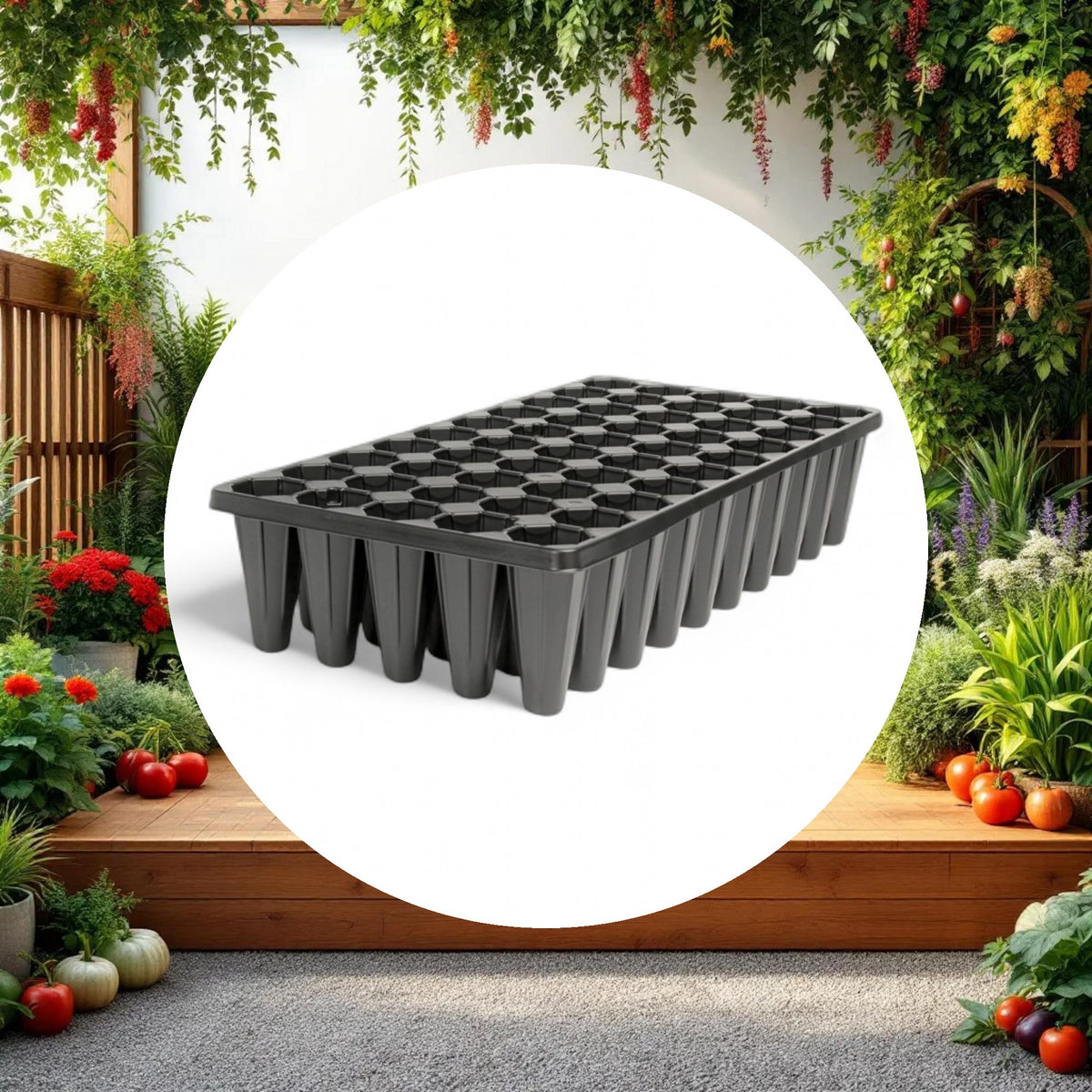 X-Deep Premium Seedling Plug Tray 50 Cell USA (10in x 20in) - Image 5