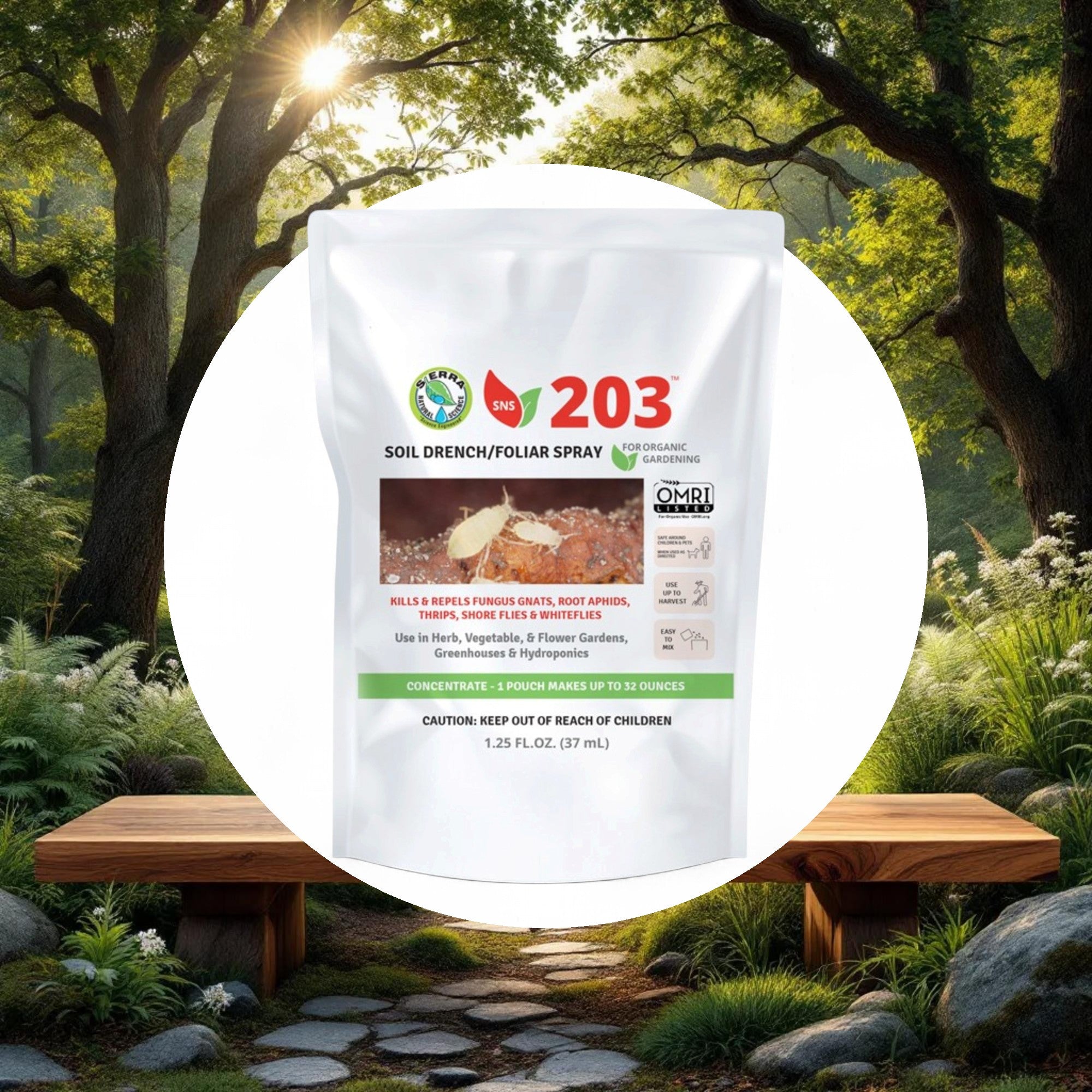 SNS 203 Soil Drench & Foliar Spray Pouch 1.25 fl oz (10pcs/Pack) - Image 5