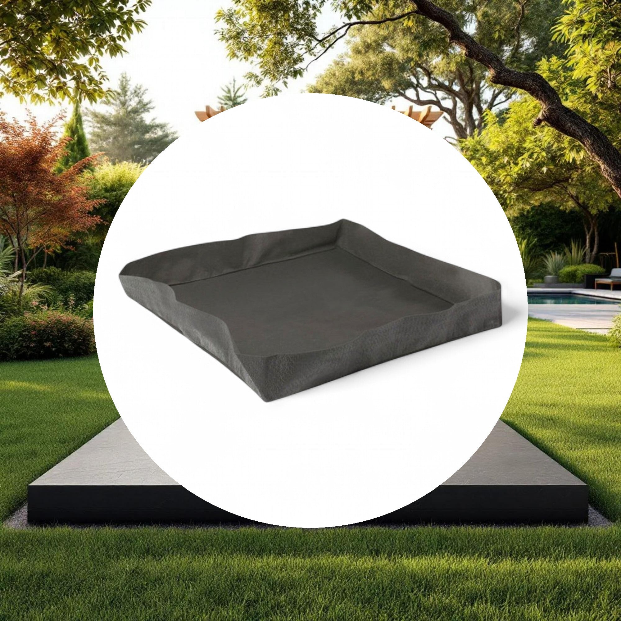 Prune Pots Fabric Tray Liner 4'x4'x12" - Image 4