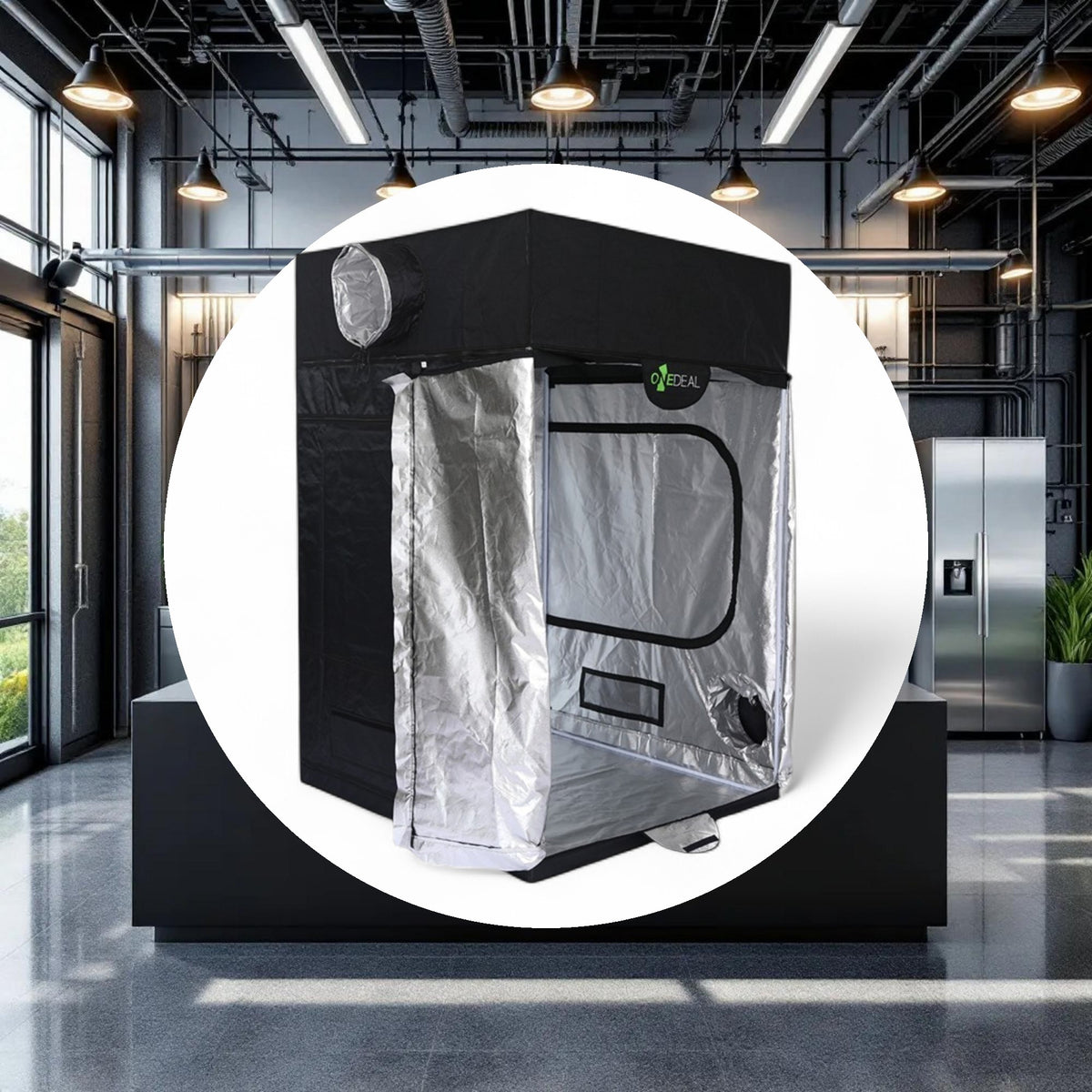 OneDeal Grow Tent 4ft x 4ft x 6ft - Image 3
