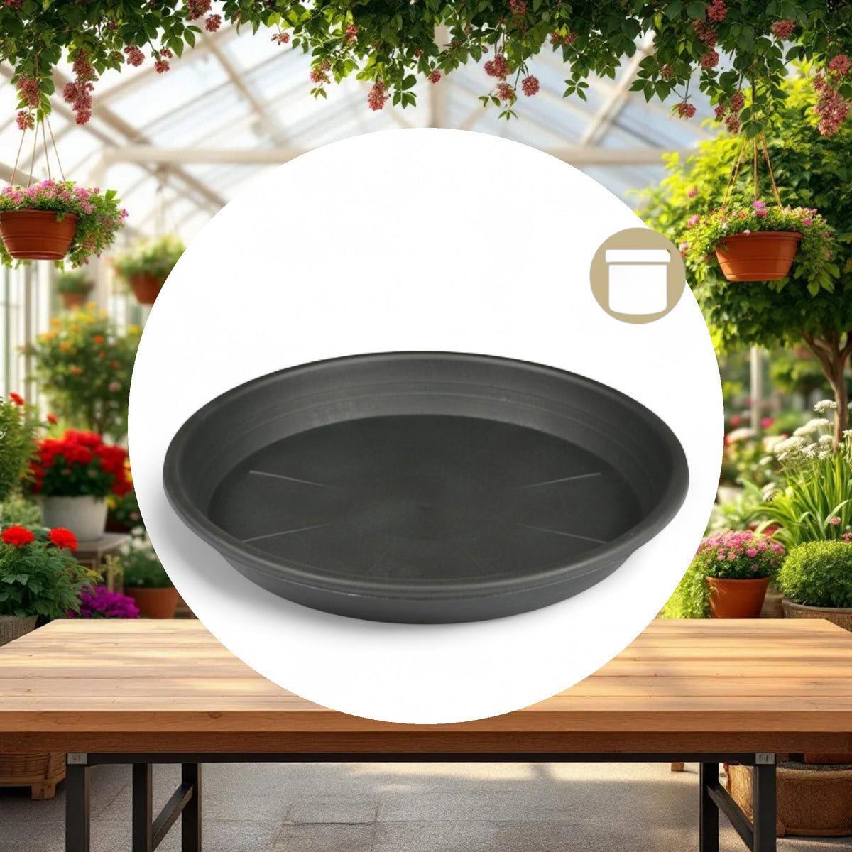 20.5'' Heavy Duty Pot Saucer - Image 3