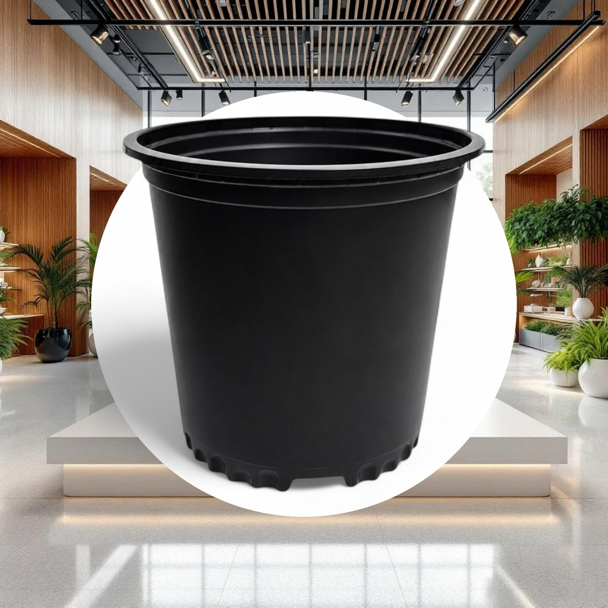 2 Gal Thermoformed Plastic Pot Heavy Duty - Image 2