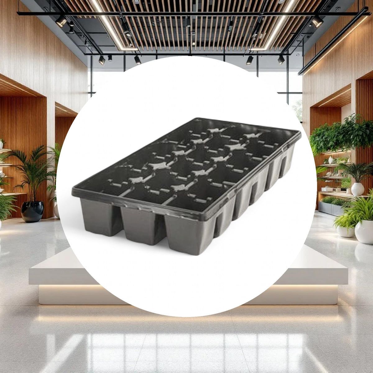 10" x 20" 18 Site Tray for 3.25" & 3.5" Square Pots - Image 3