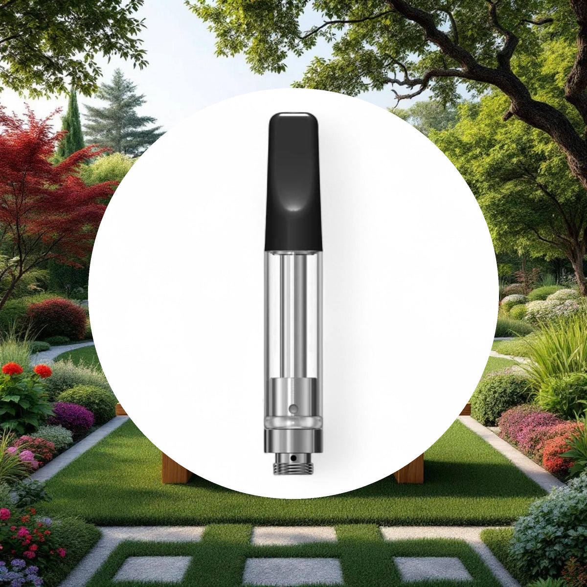 1ml Black Ceramic Cartridge w/ 1.6mm inlet (1-piece) - Image 4