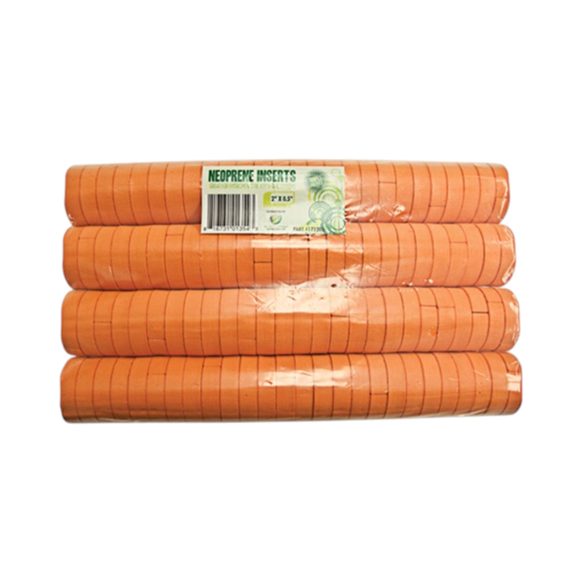 GROW1 Neoprene Inserts Orange 2in (100pcs/Pack)