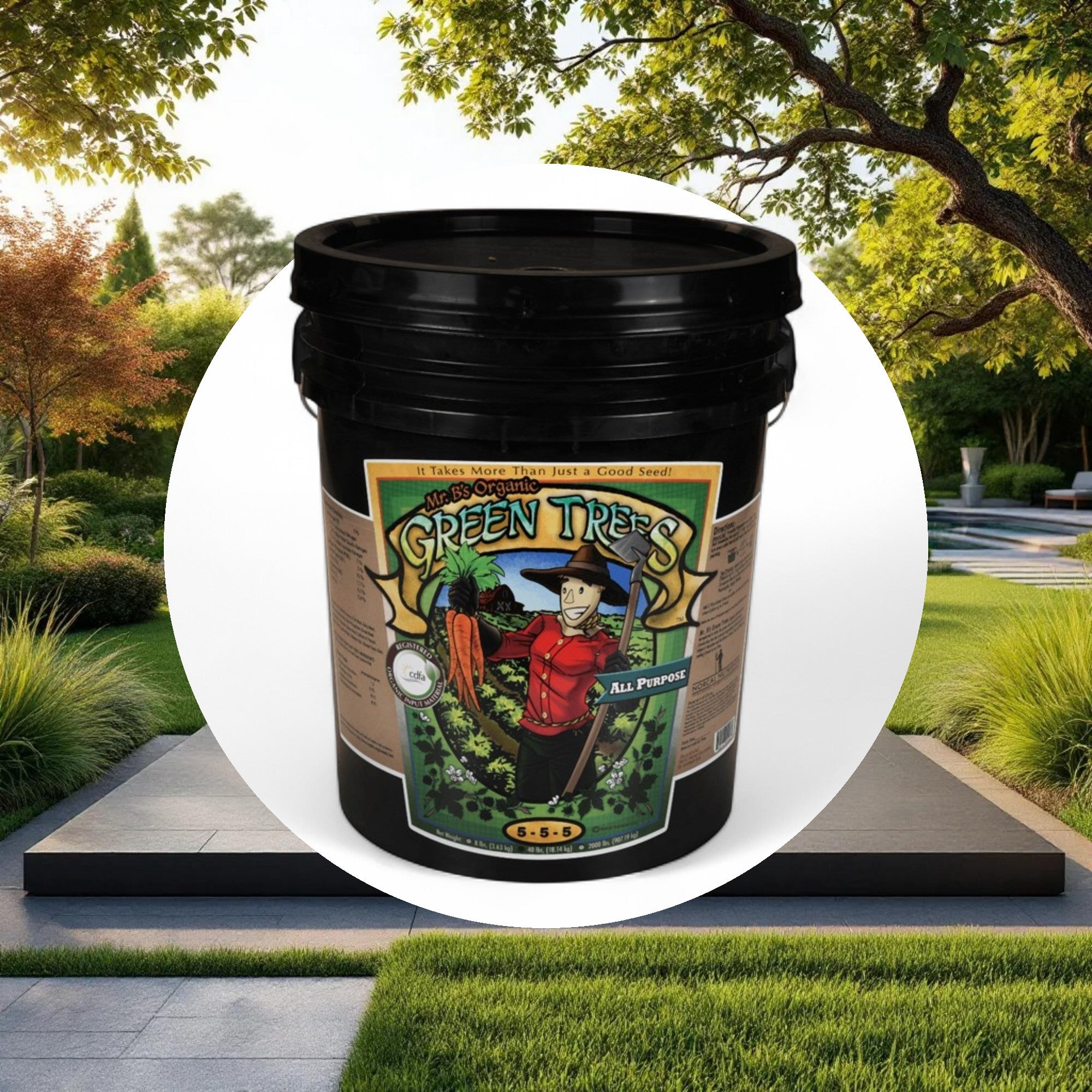 Mr. B's Green Trees Organic All Purpose 40lbs (5gal) - Image 4
