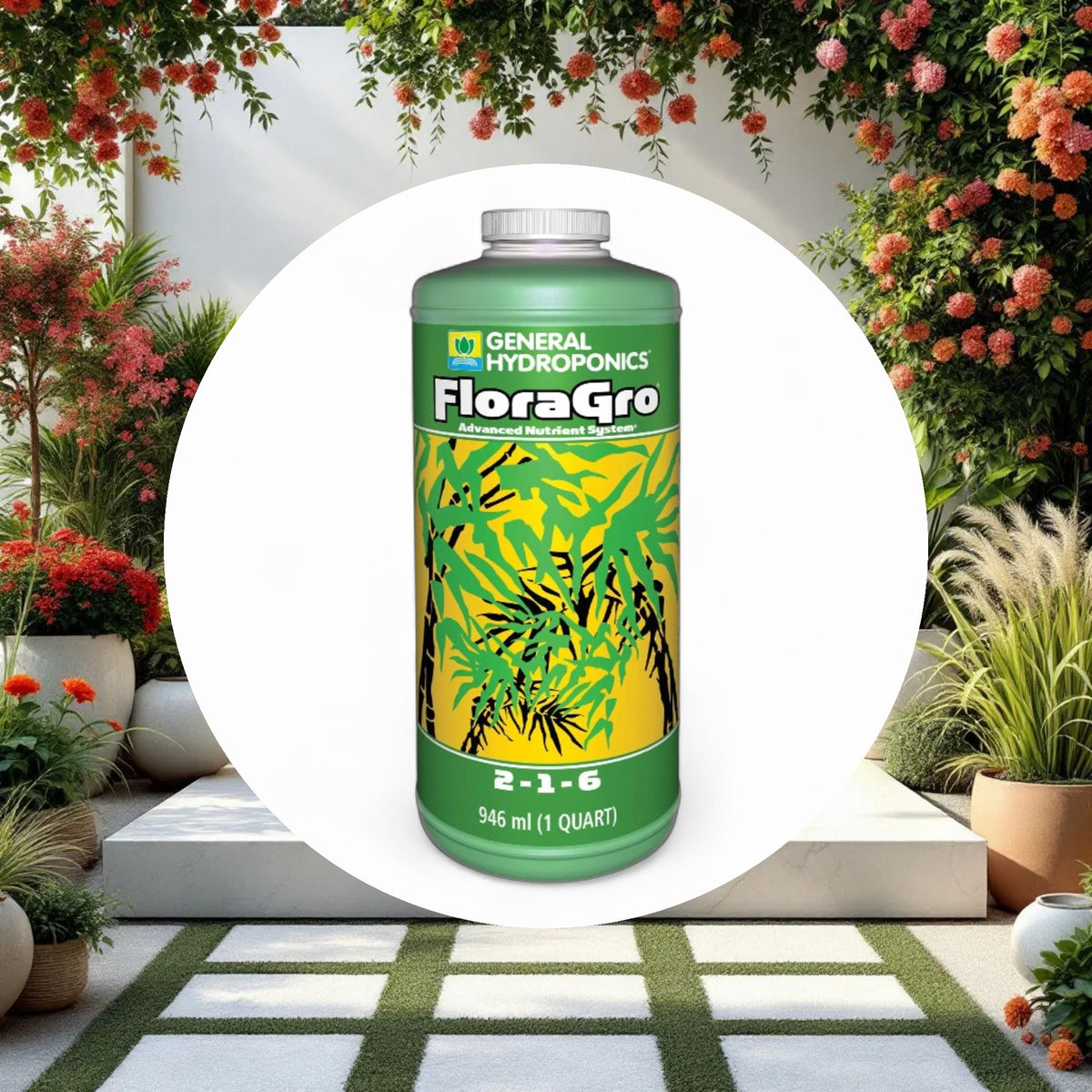 General Hydroponics FloraGro 1 Quart - Image 2
