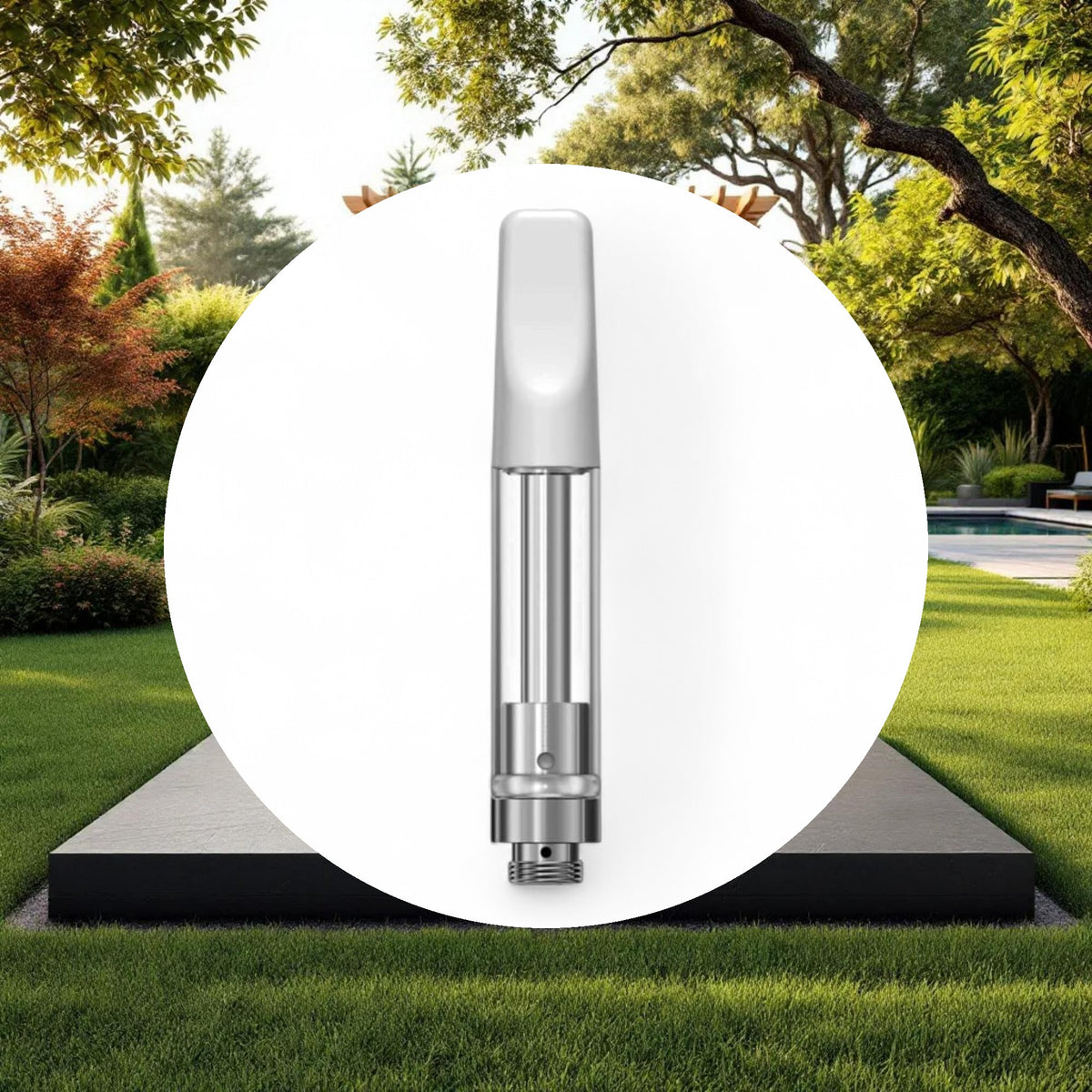 1ml White Ceramic Cartridge w/ 2mm inlet (100-pack) - Image 4