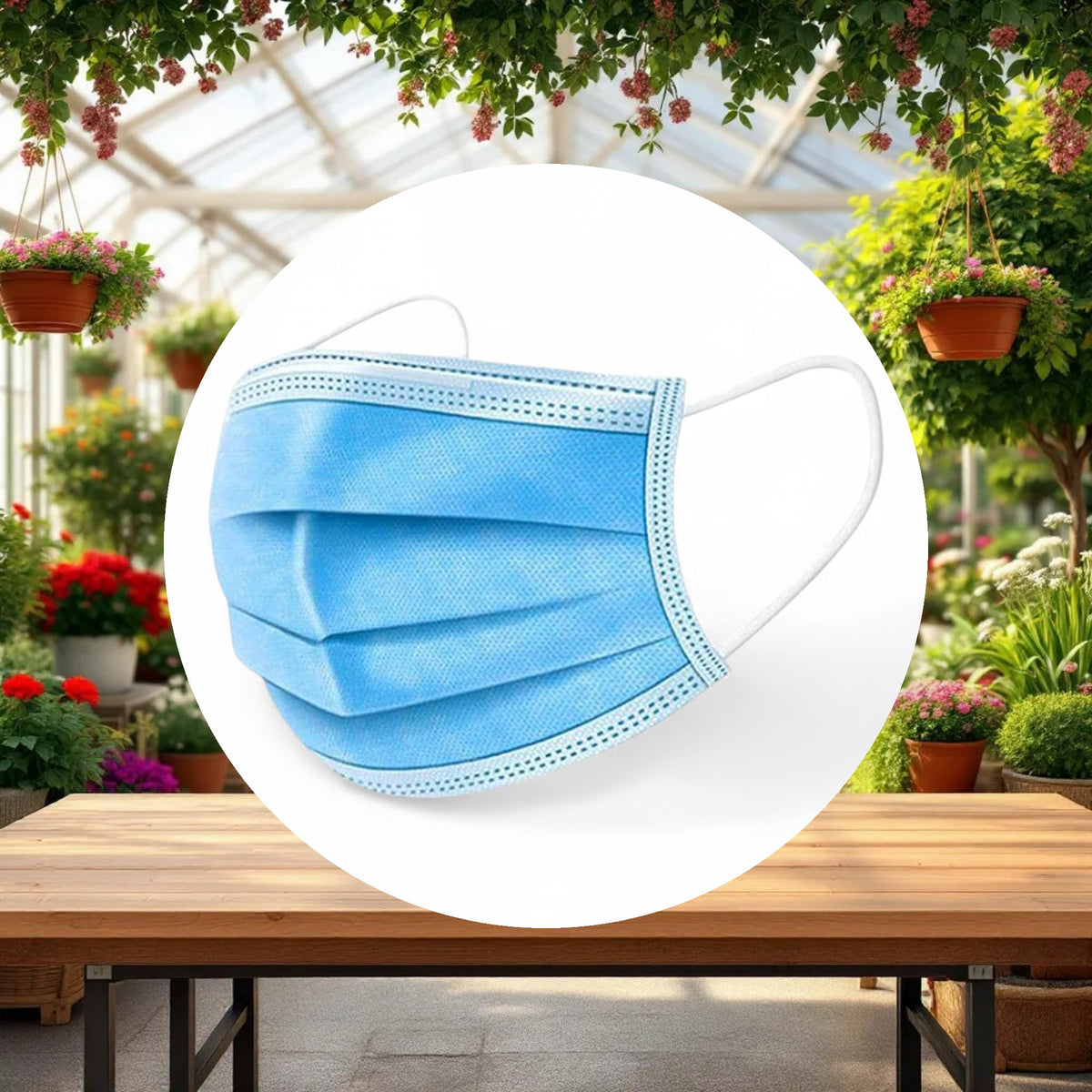 Disposable Face Mask 3 Layers BFE 95% (50-pack) FDA Approved - Image 3