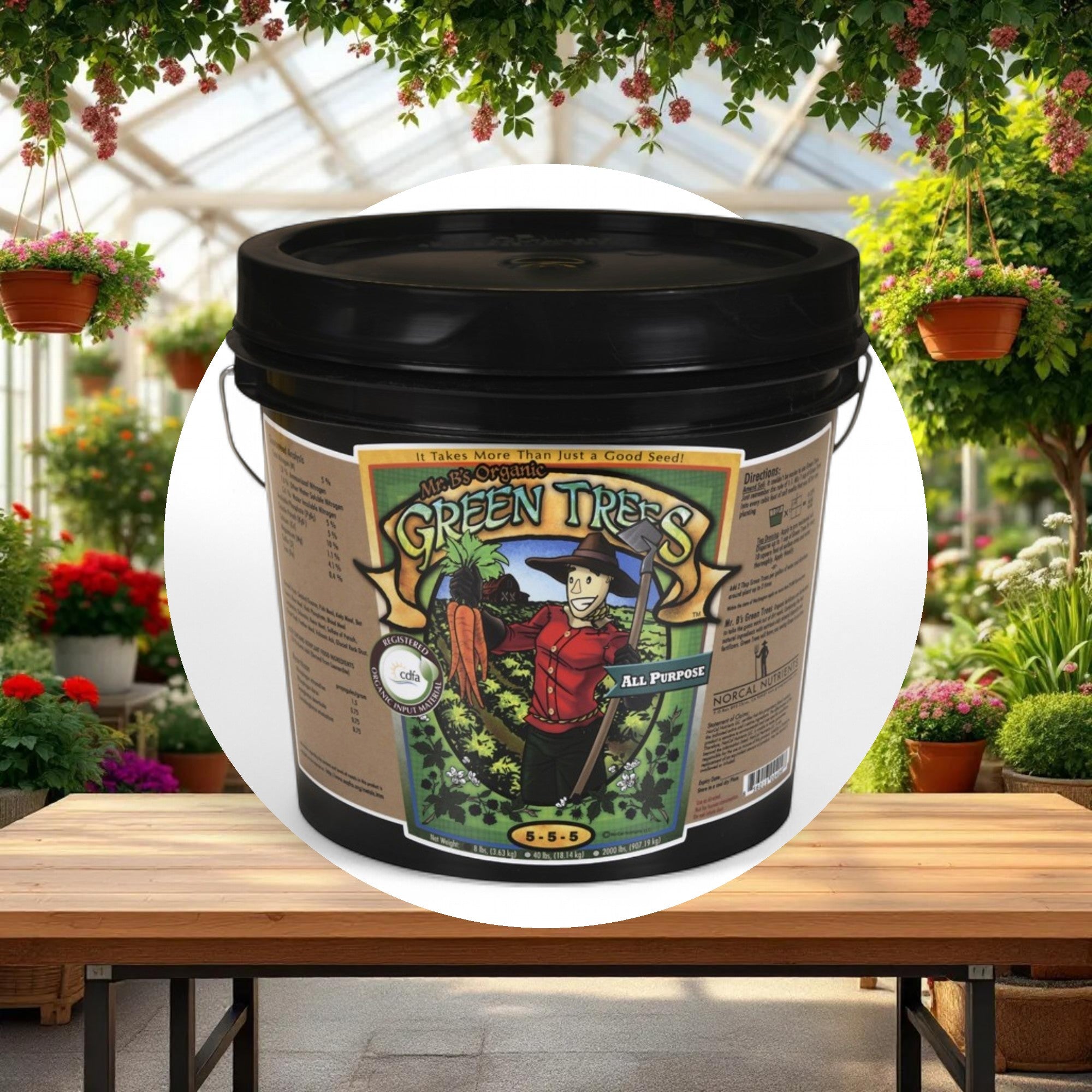 Mr. B's Green Trees Organic All Purpose 8lbs (1gal) - Image 3