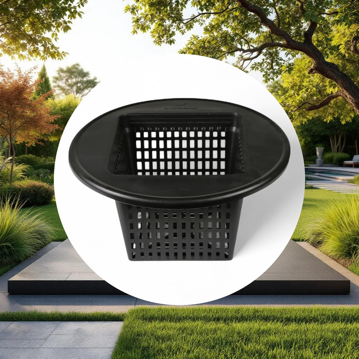 6'' Square Mesh Pot Bucket Lid - Image 4