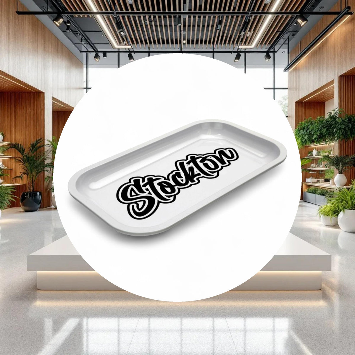 Med Dope Trays x Stockton – White background Black Logo - Image 3