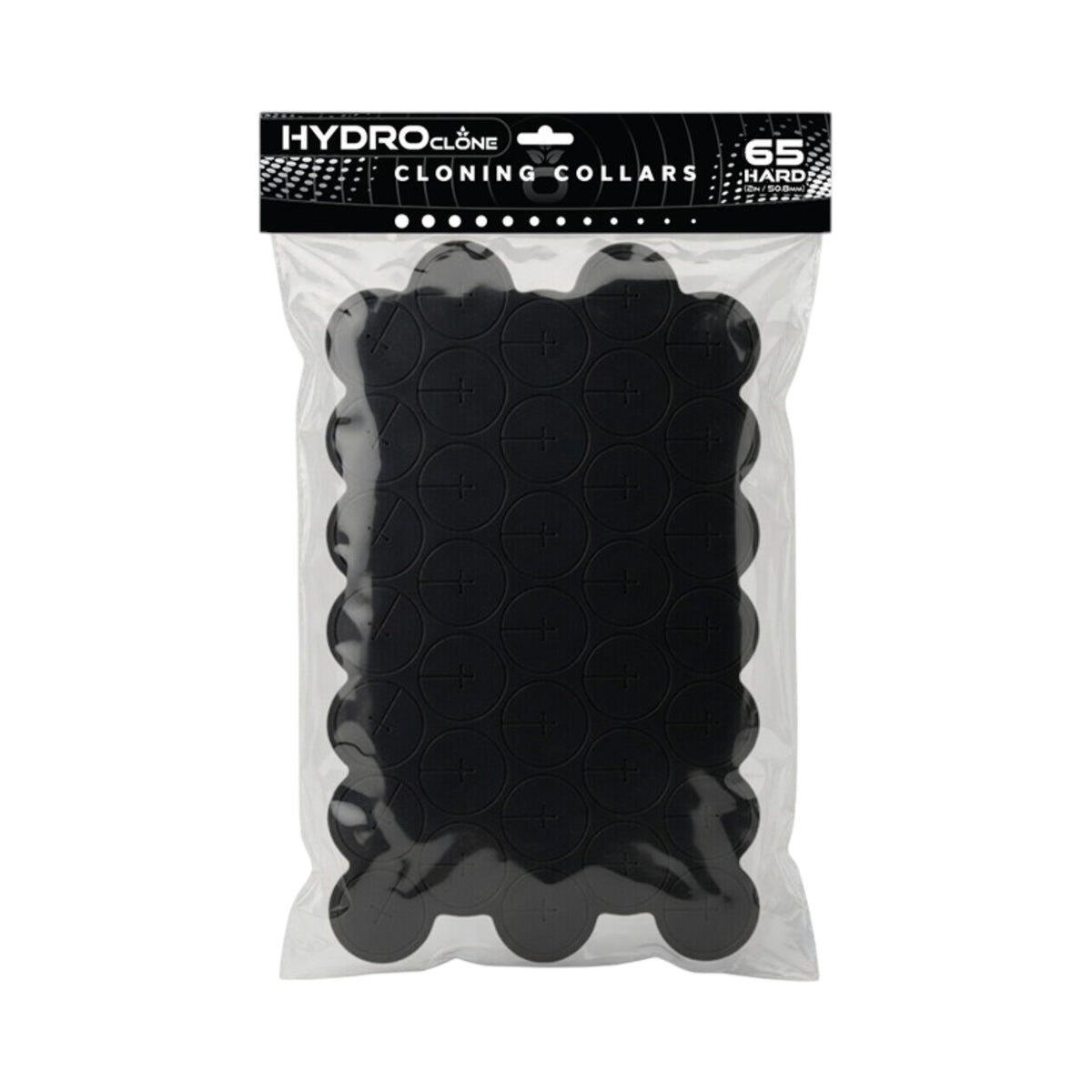 Hydro Clone Cloning Collars Black Hard (65pcs/Pack)