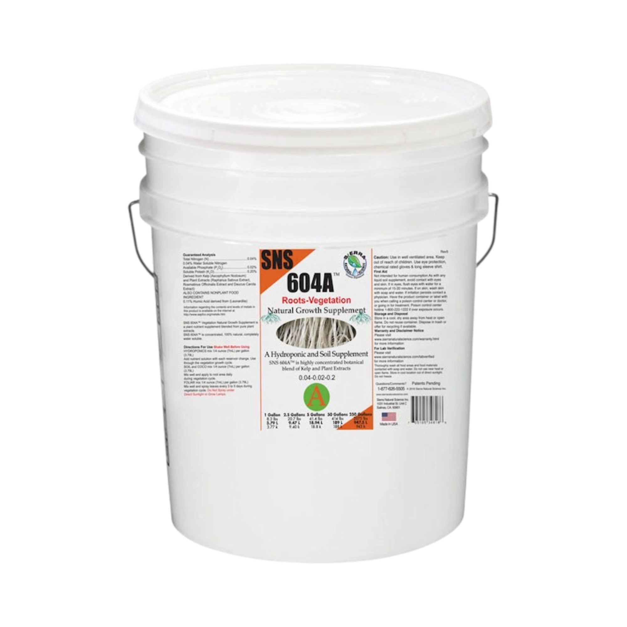 SNS 604A Growth Stimulator Concentrate 5 Gallon