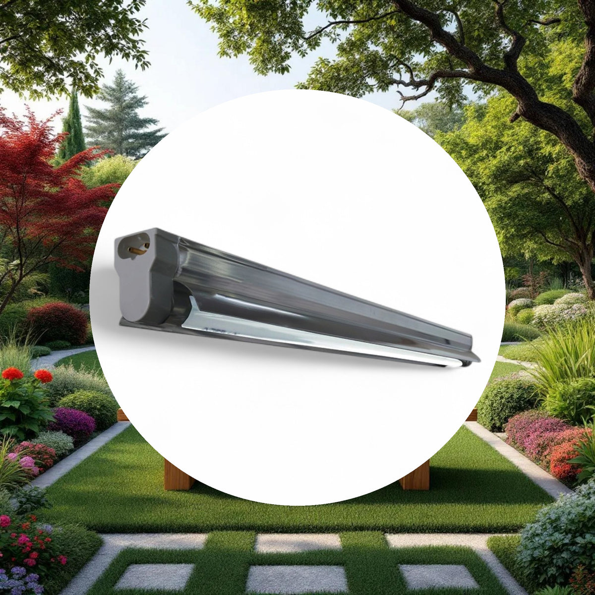 Lightech 18” T5 Florescent Single Light W/ Reflector 11w 6500k - Image 4