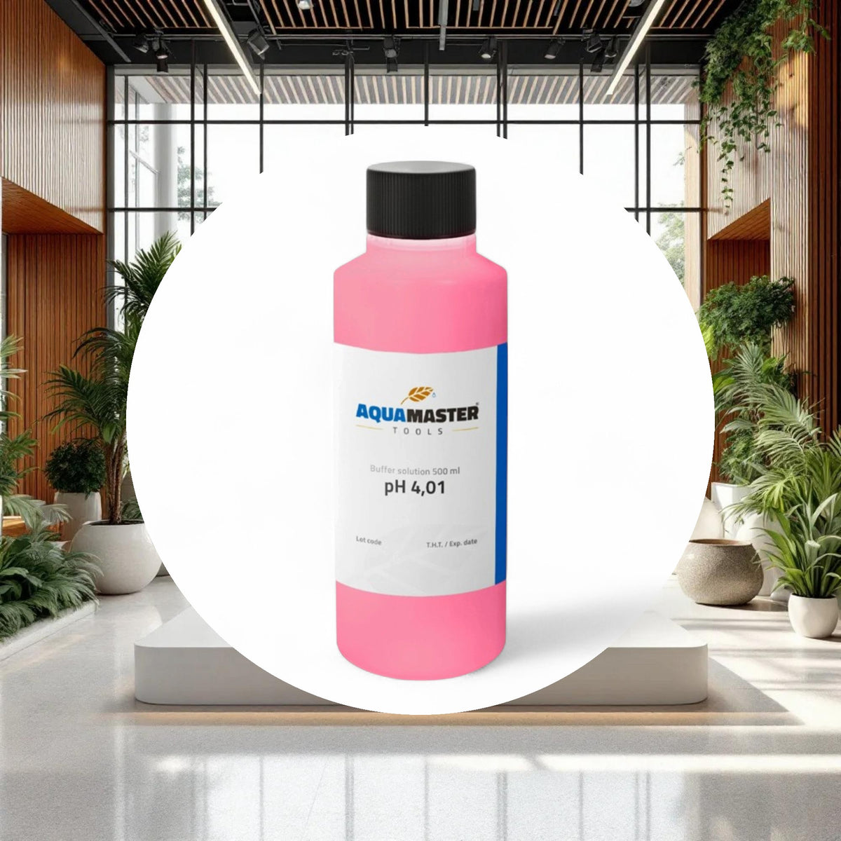 Aqua Master Tools Calibration Solution pH 4.01 500ml (8pcs/Case) - Image 3