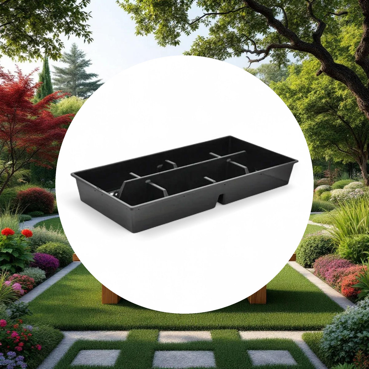 Carrier Tray 8 Site - Fits 5.5in Pots (10in x 20in) - Image 4